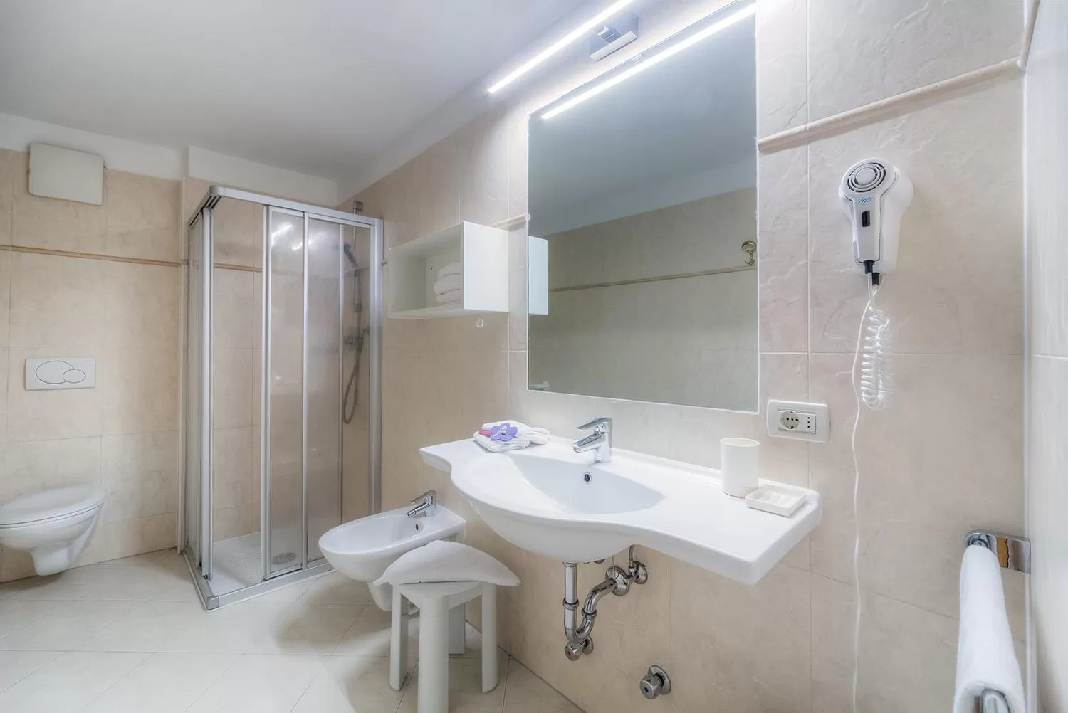 Shower in Eden Apartments