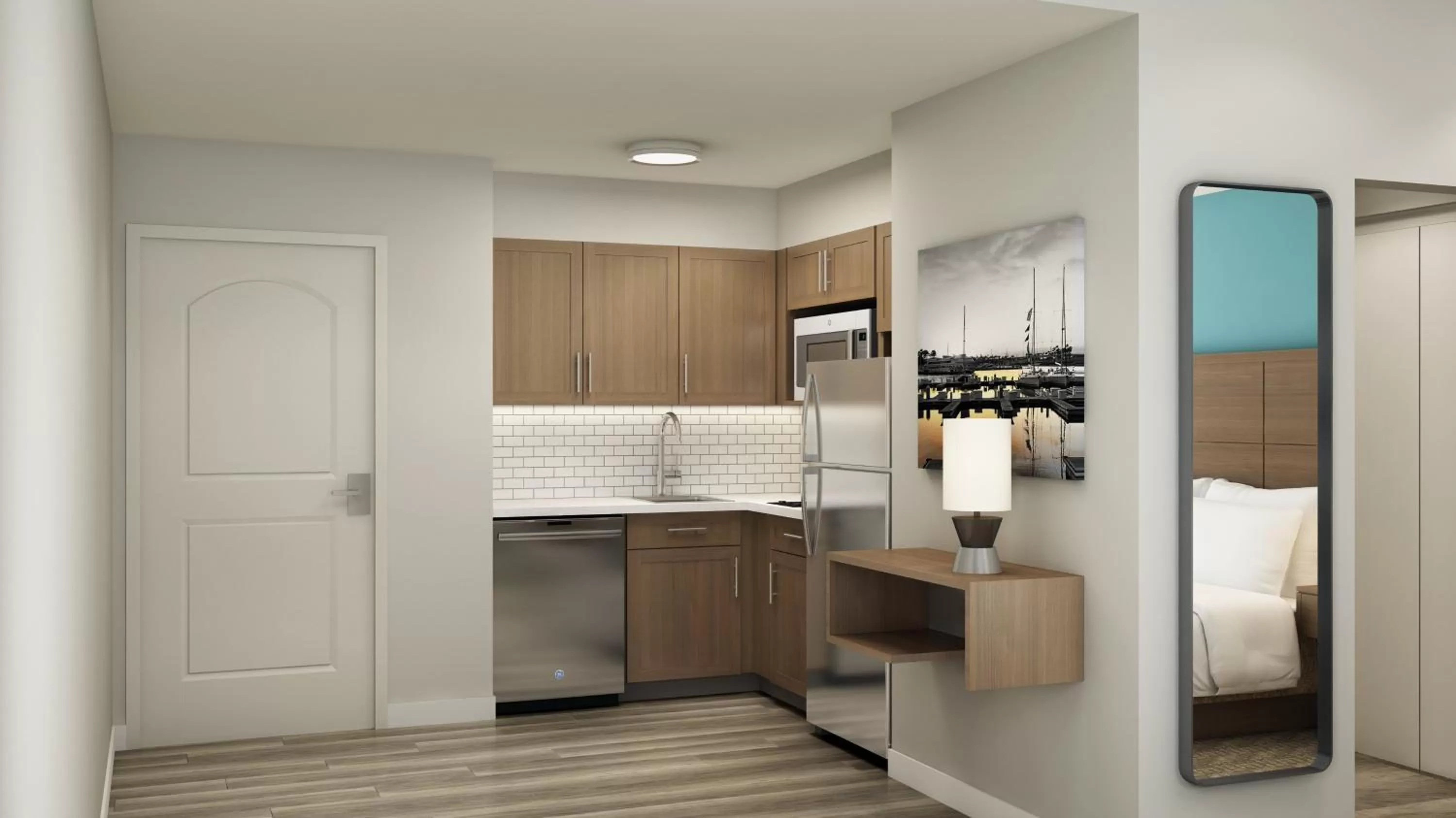 Studio Suite with Queen Bed Mobility Access Tub - Non-Smoking in Staybridge Suites - Long Beach Airport, an IHG Hotel