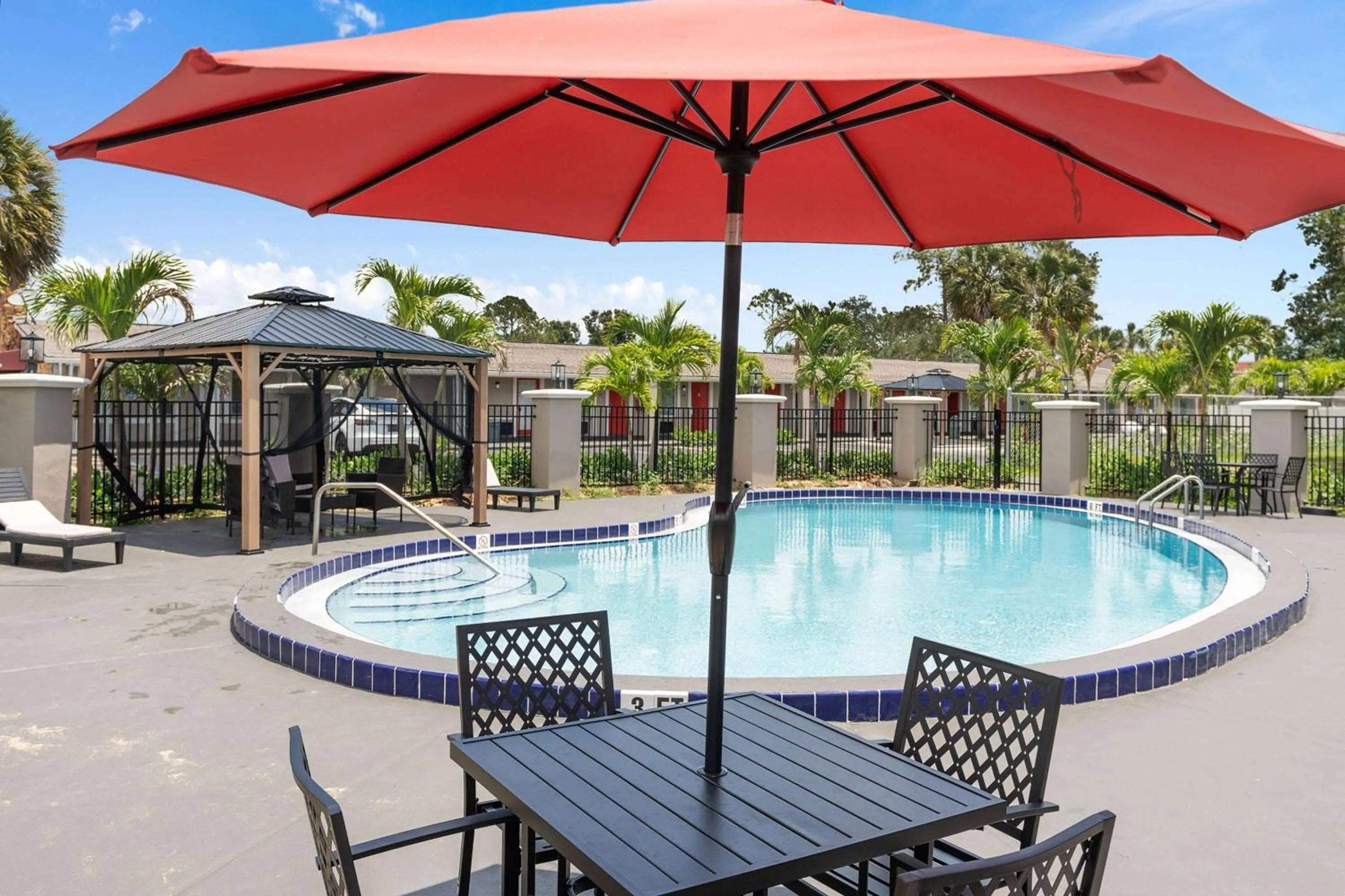 Pool view in Super 8 by Wyndham Kissimmee-Orlando