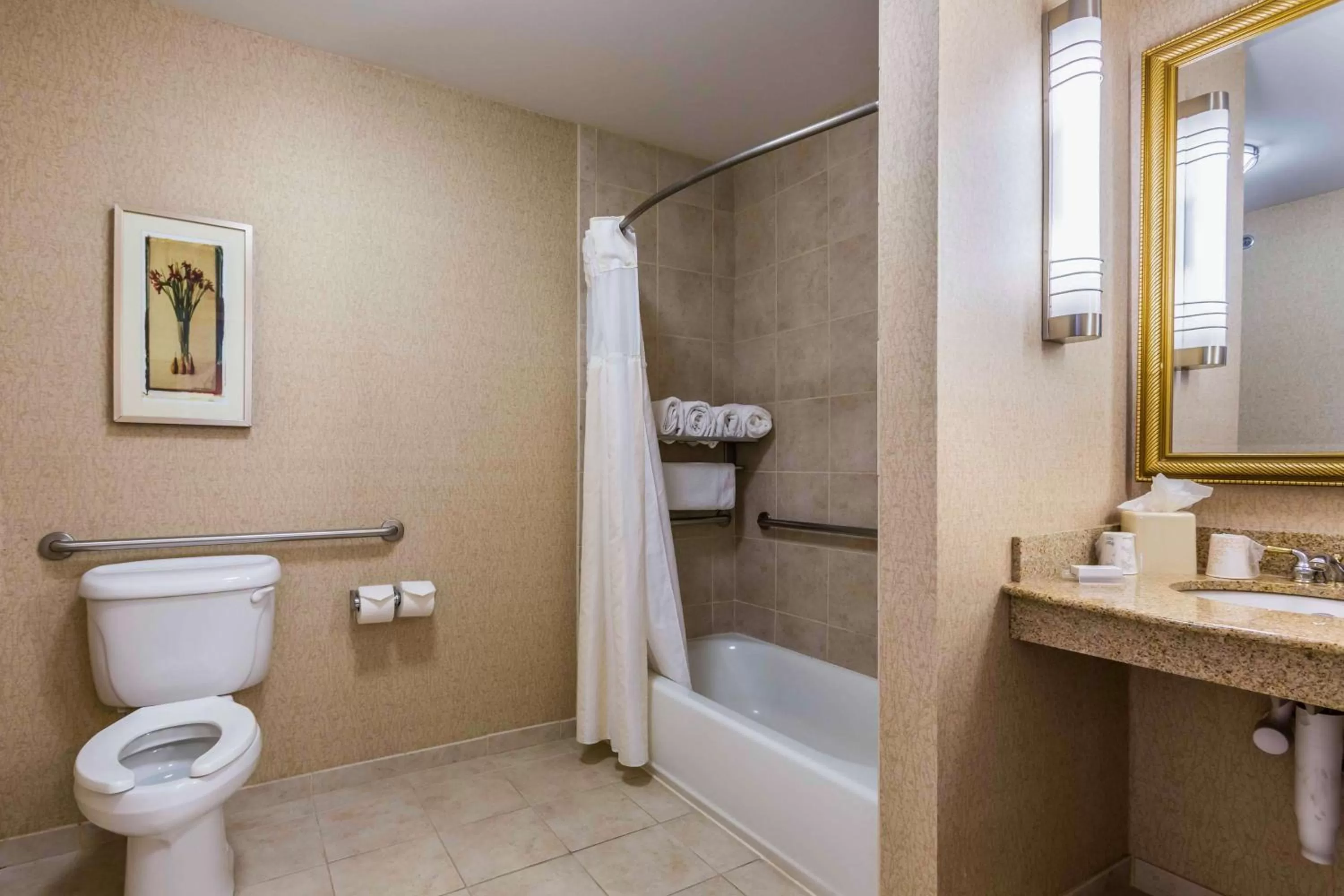 Bathroom in Hilton Garden Inn Milwaukee Northwest Conference Center