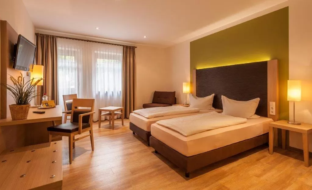 Photo of the whole room, Bed in Gasthof Weißes Roß