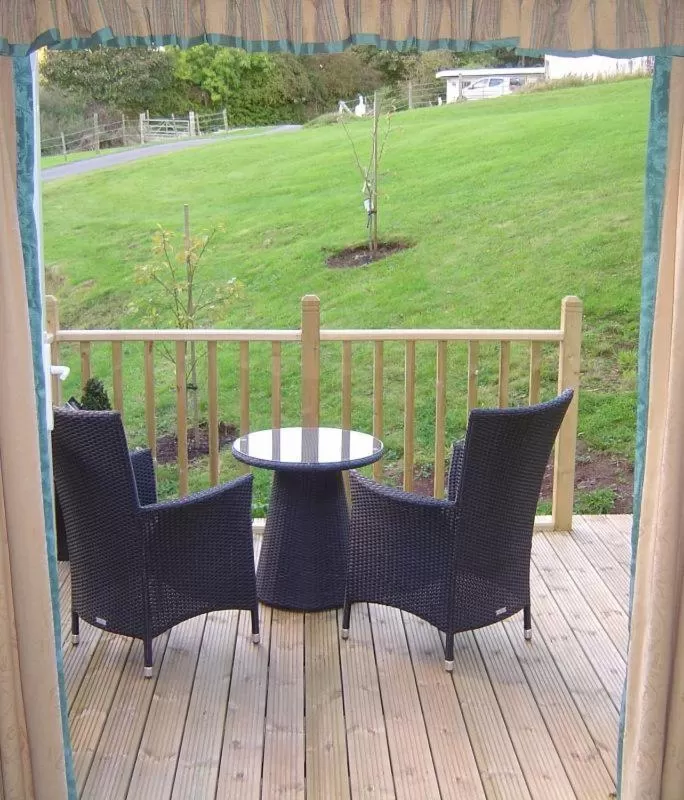 Balcony/Terrace in Bryn Goleu Bed & Breakfast