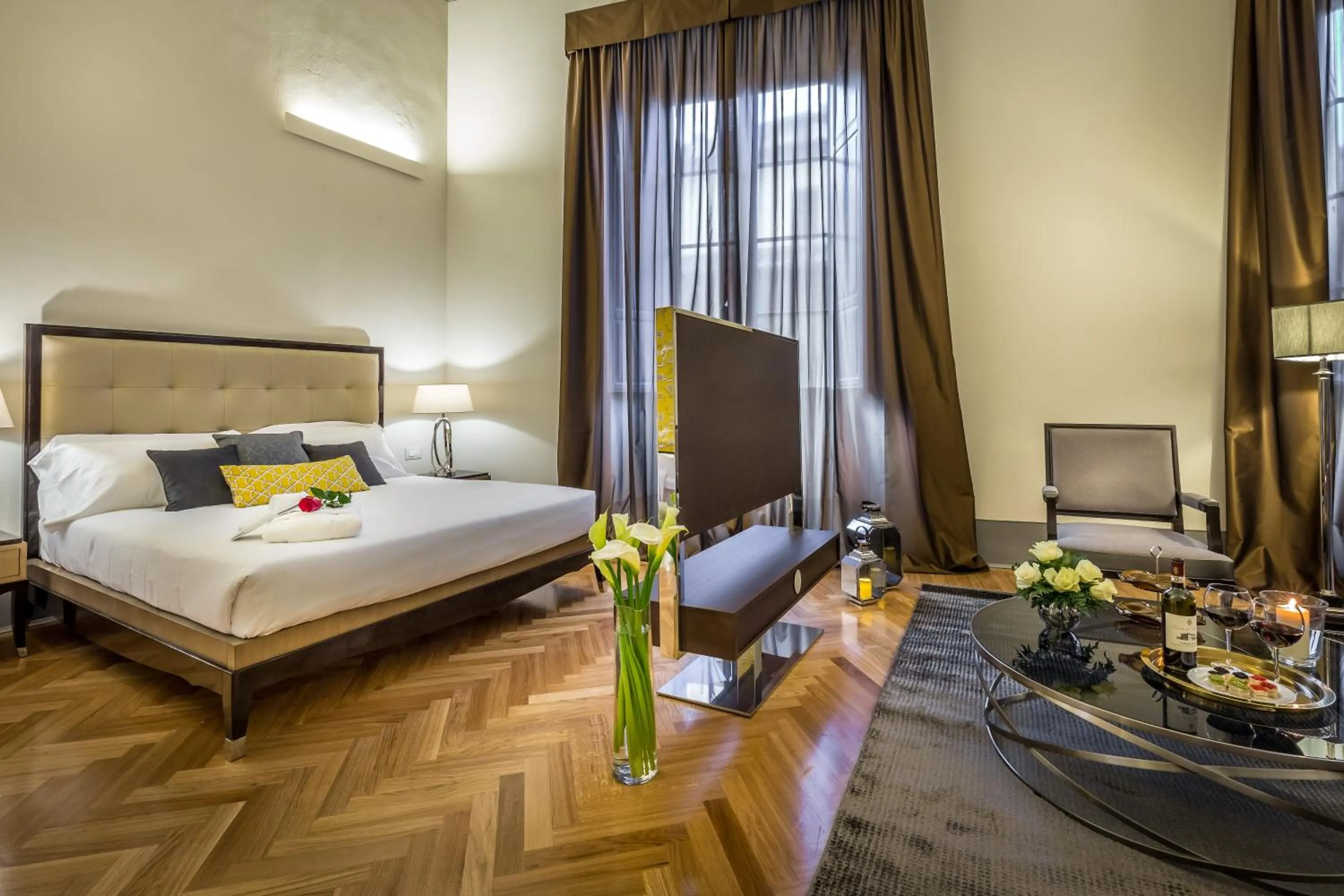 Bedroom, Bed in Palazzo Ridolfi - Residenza d'Epoca