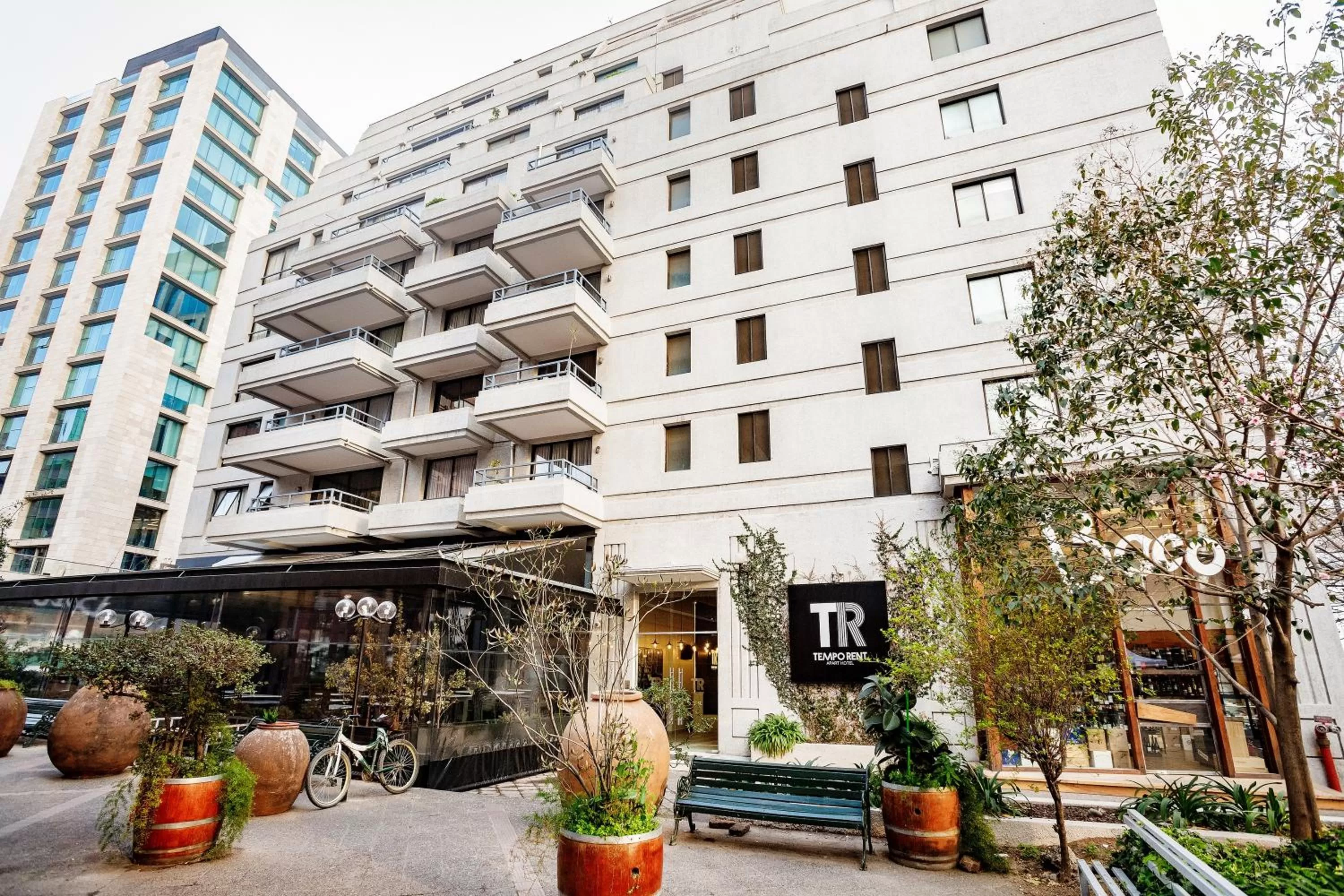 Facade/entrance in Tempo Rent Apart Hotel