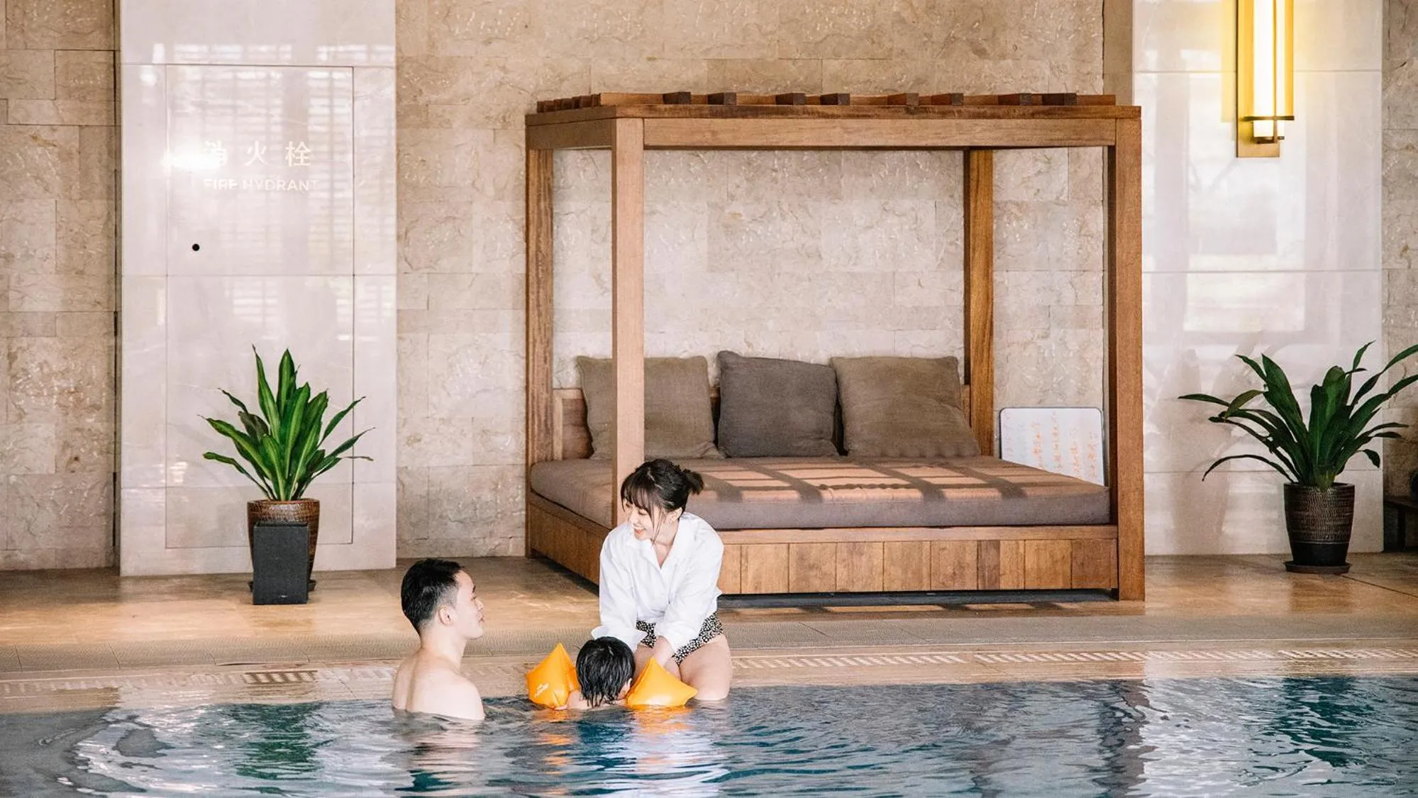 Swimming pool in Hyatt Regency Xi'an