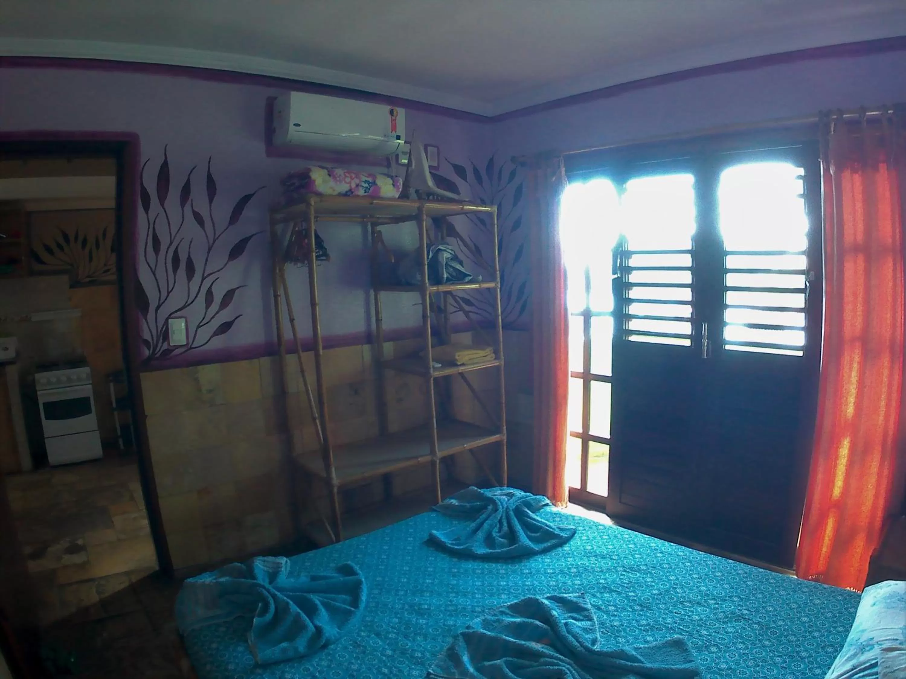 Bedroom, Bed in Bamboo Flat