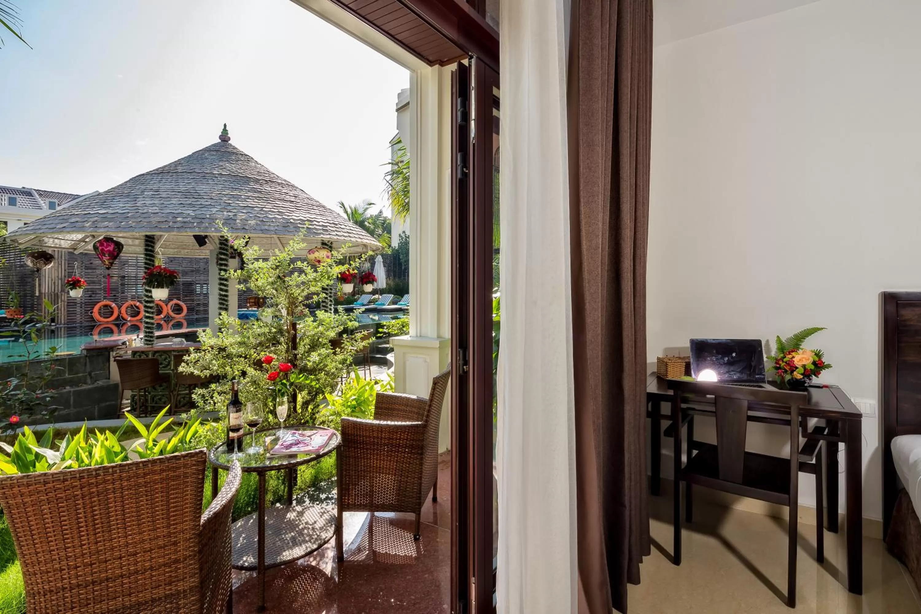 Garden view in Hoi An Emotion Boutique Villa