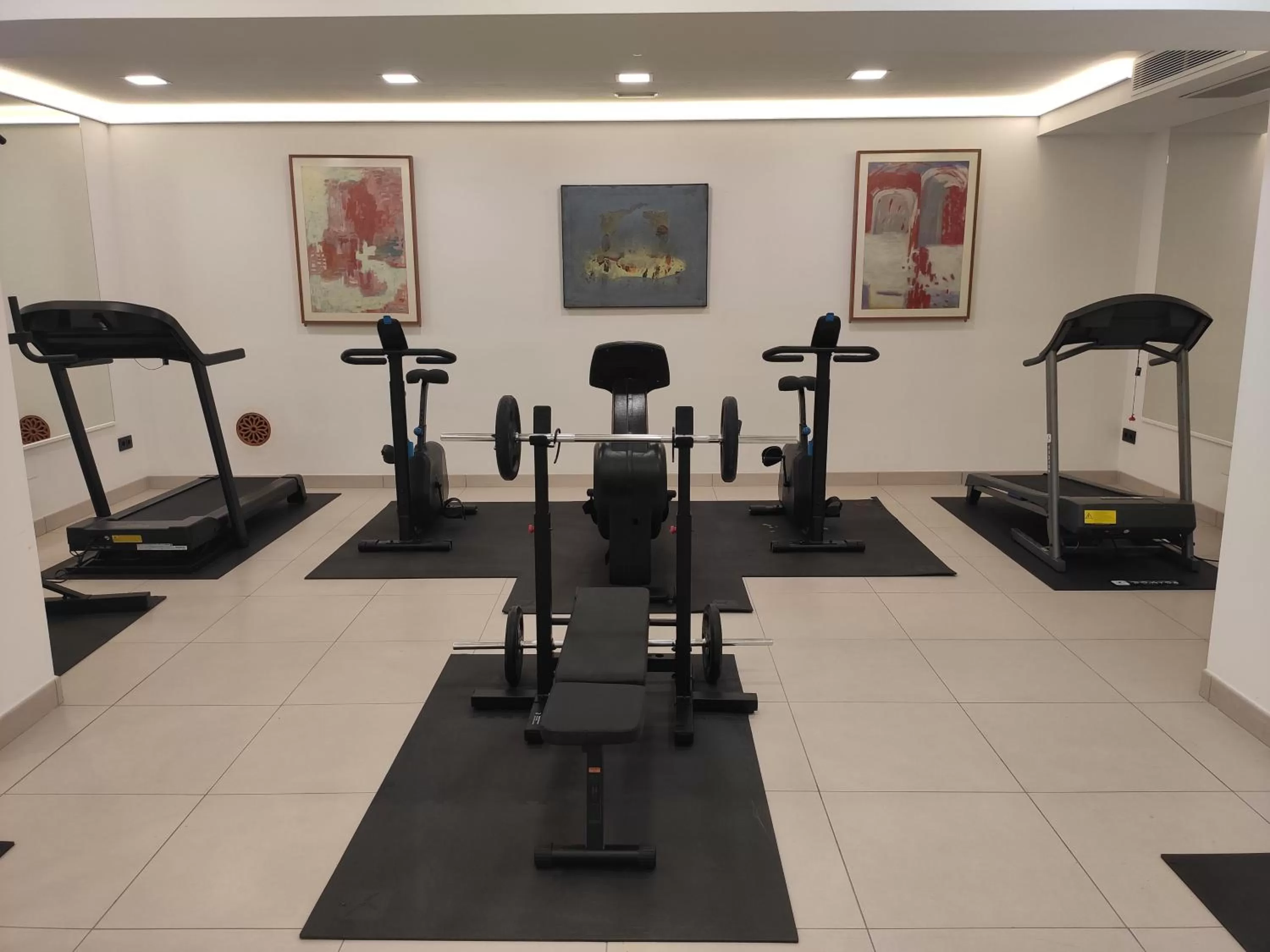 Fitness centre/facilities in Hotel Mirador