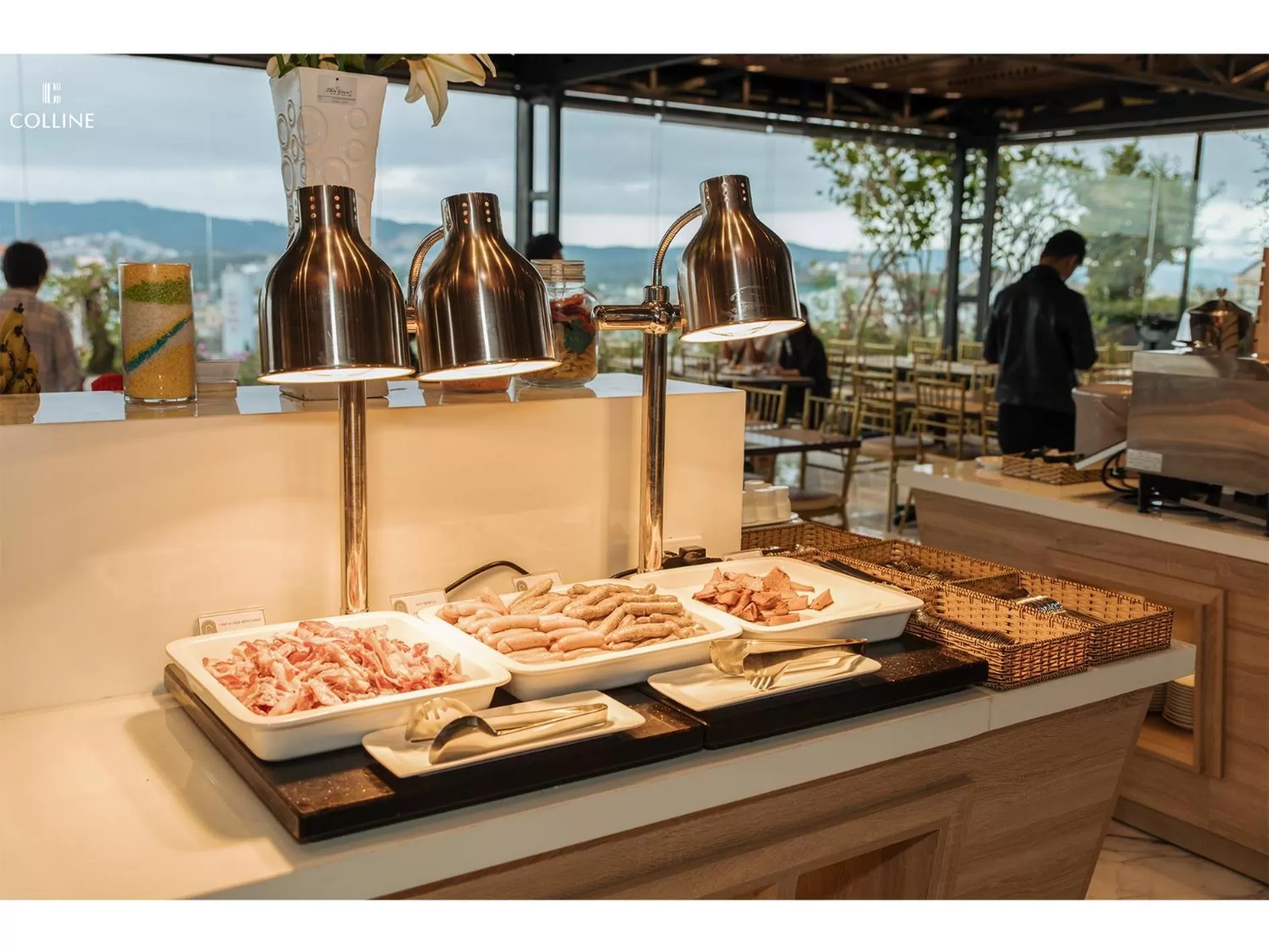 Buffet breakfast in Colline Dalat