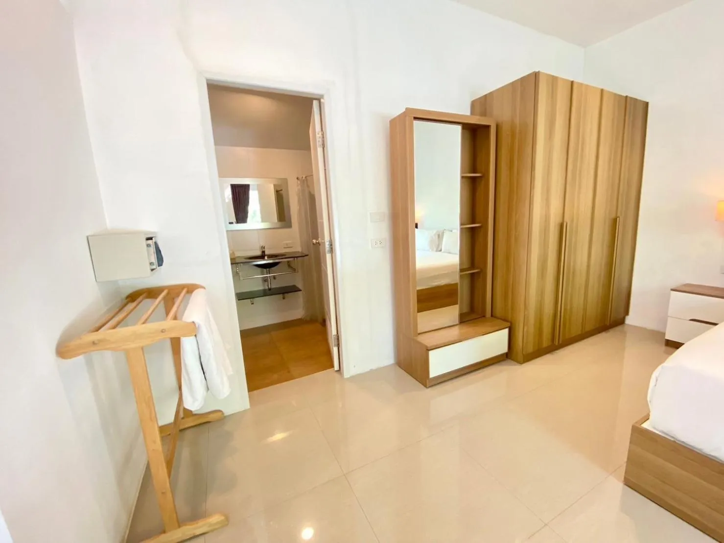 Bathroom, Bed in Garden Home Kata