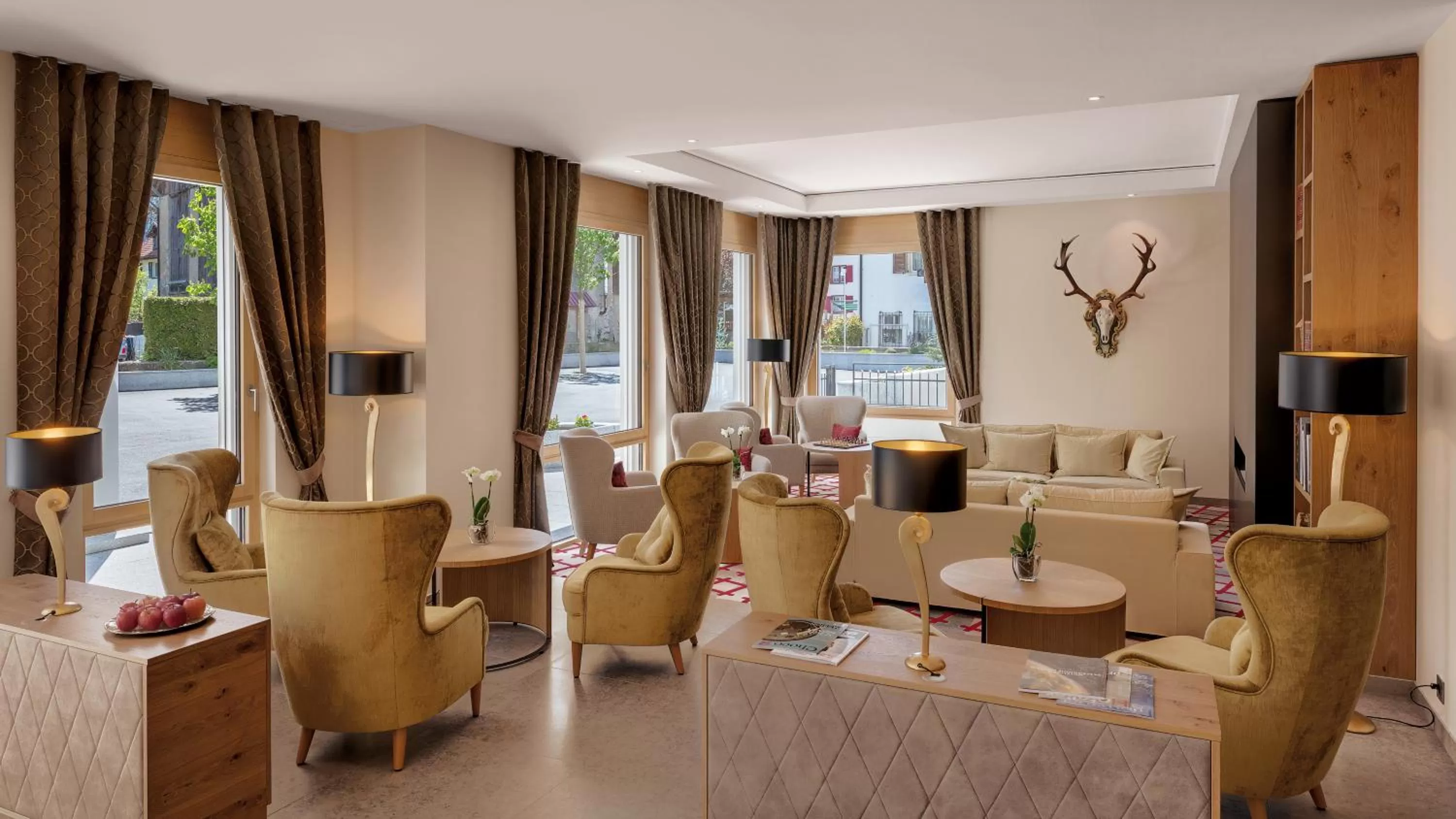 Communal lounge/ TV room in Hotel Alte Post Bonaduz