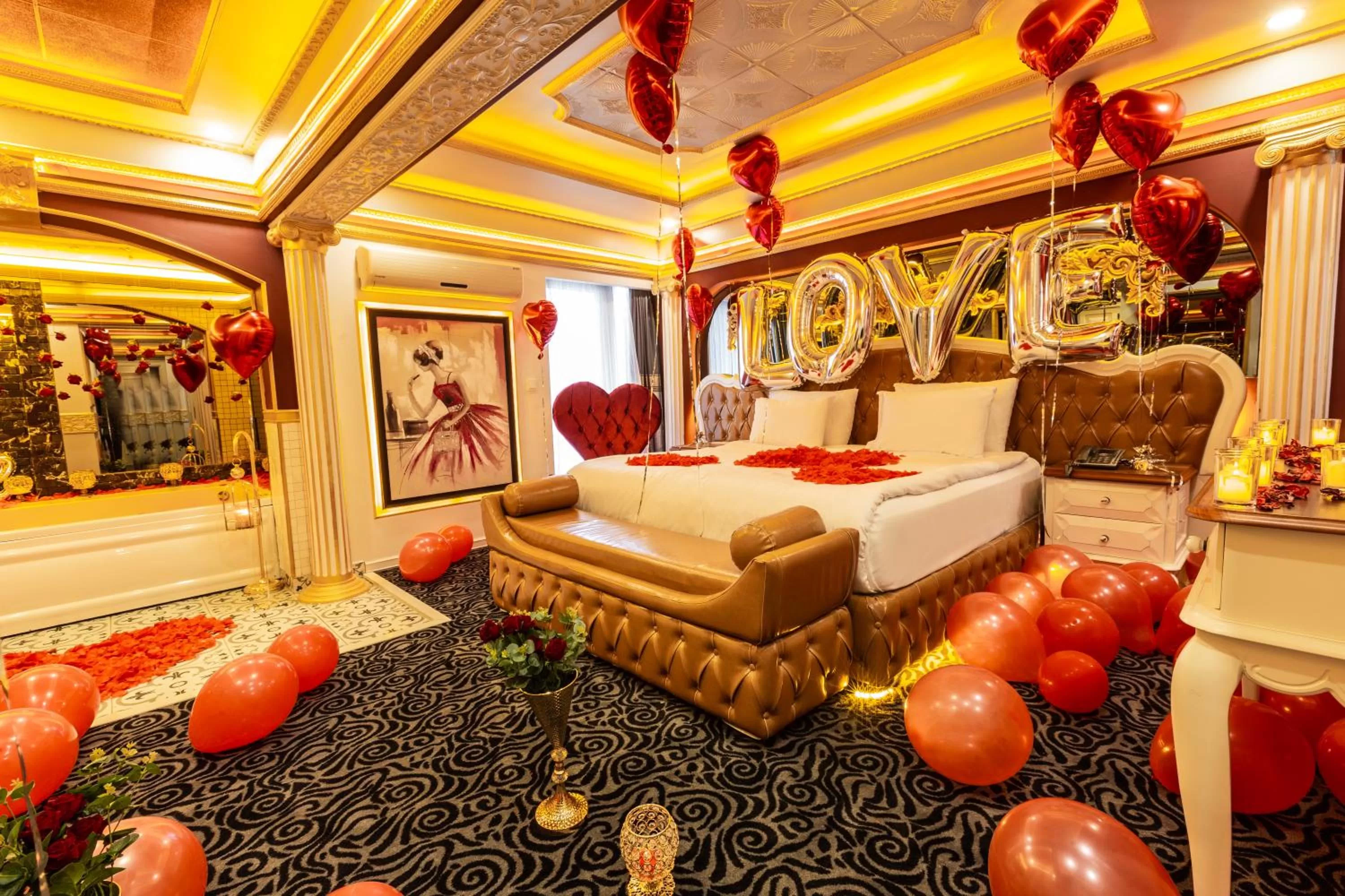 Bed in Andalouse Otel