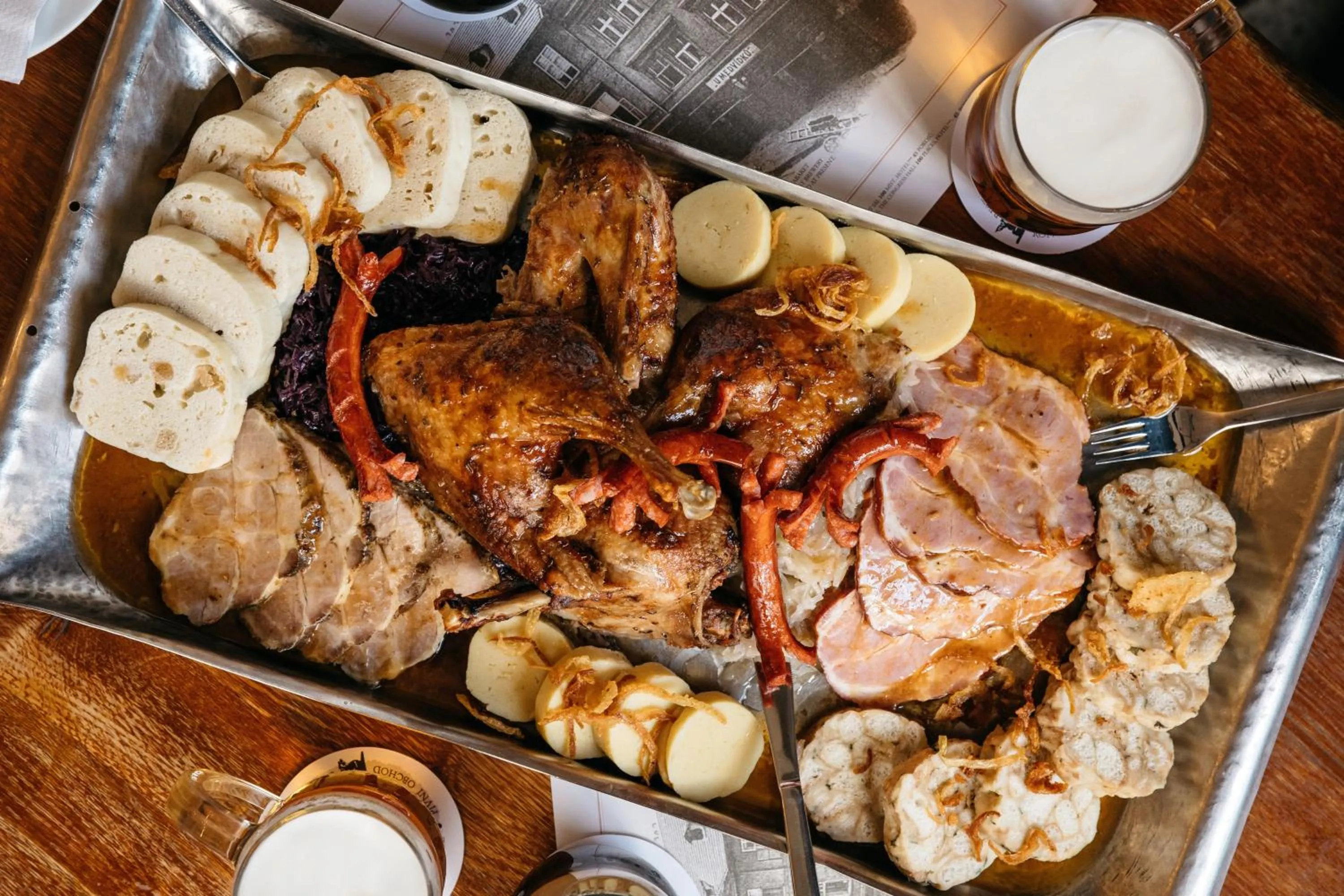 Food and drinks in U Medvidku-Brewery Hotel