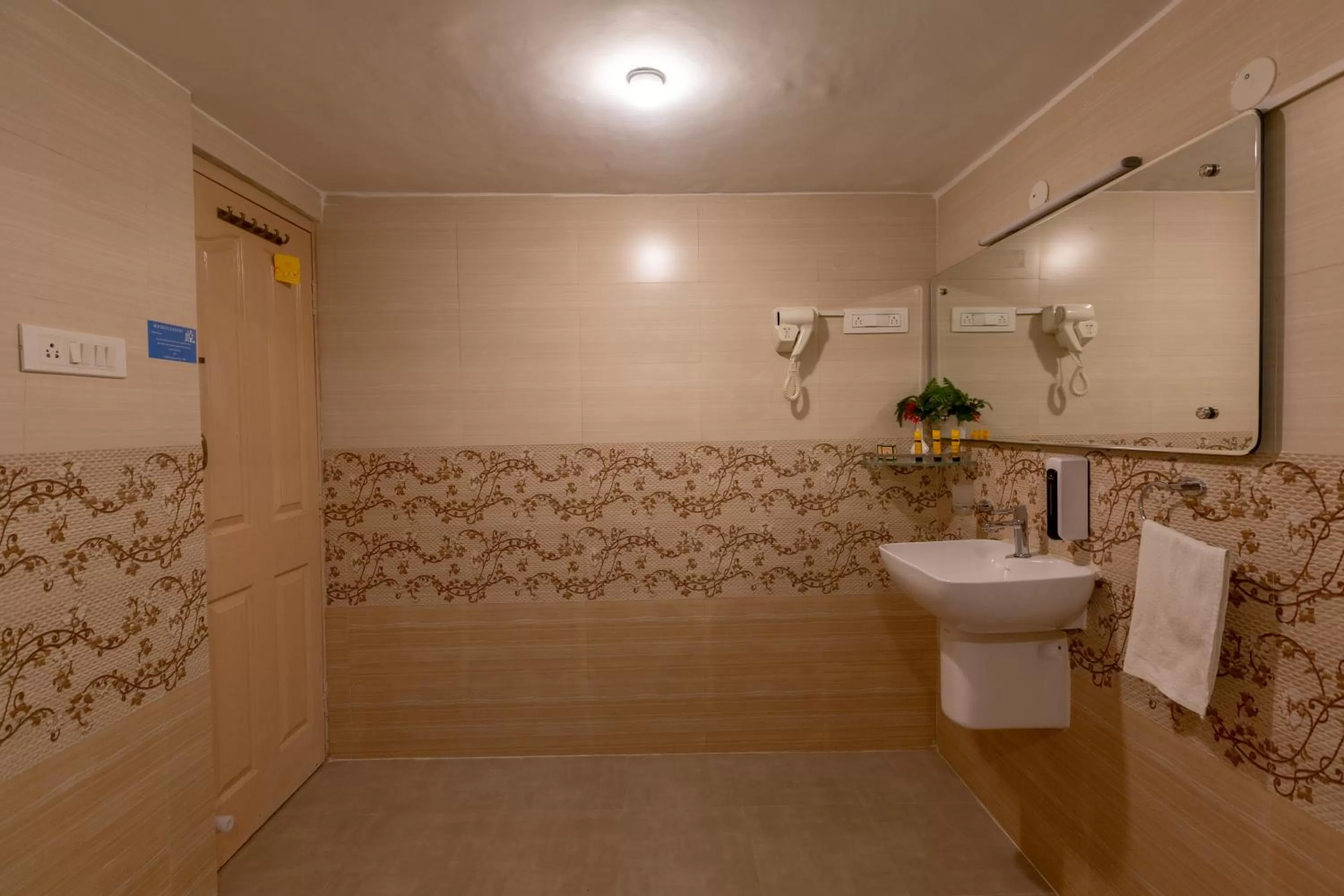 Bathroom in KSTDC Hotel Mayura Bhuvaneshwari Kamalapur