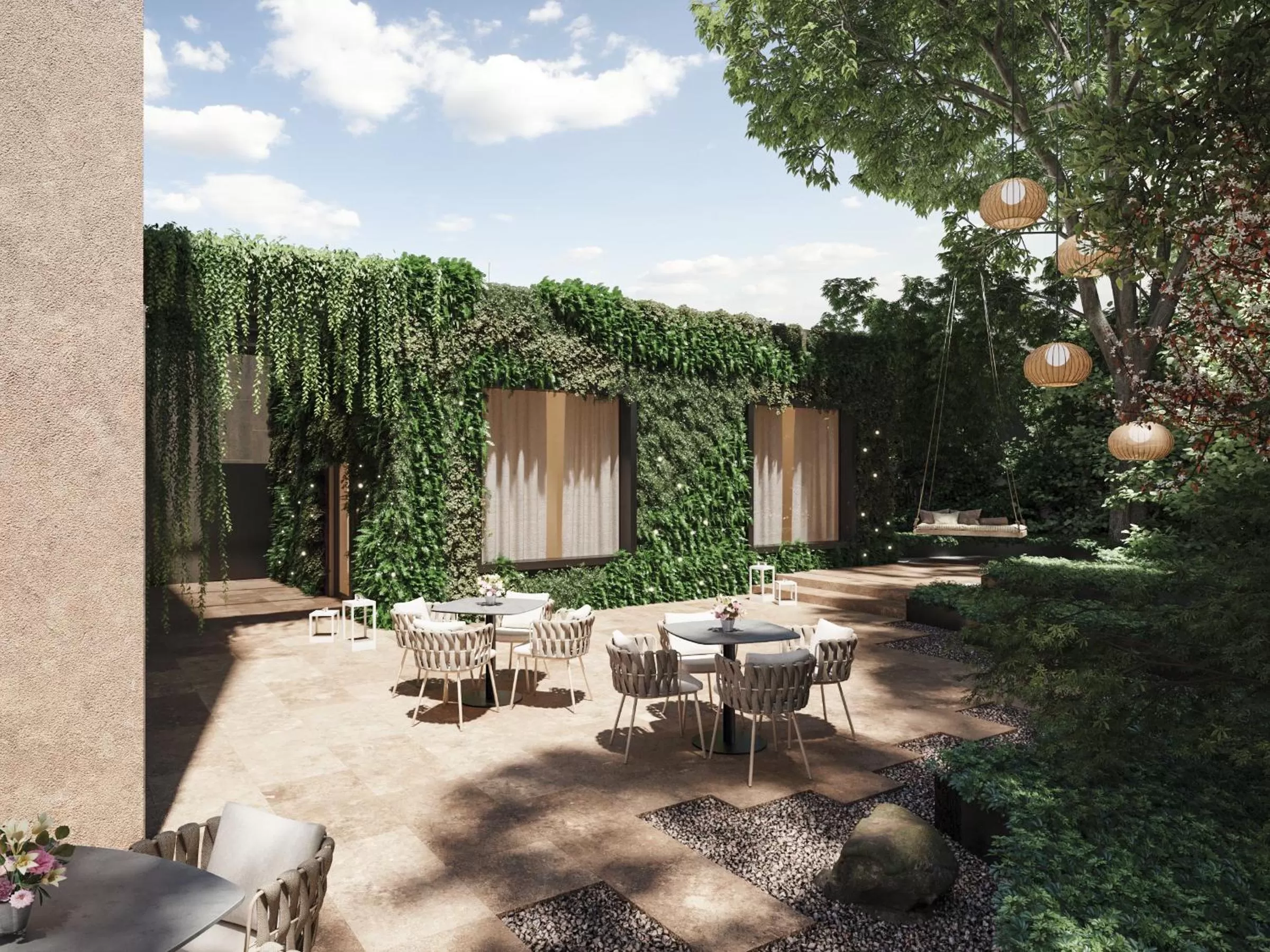 Patio in Mercure Lugo Centro