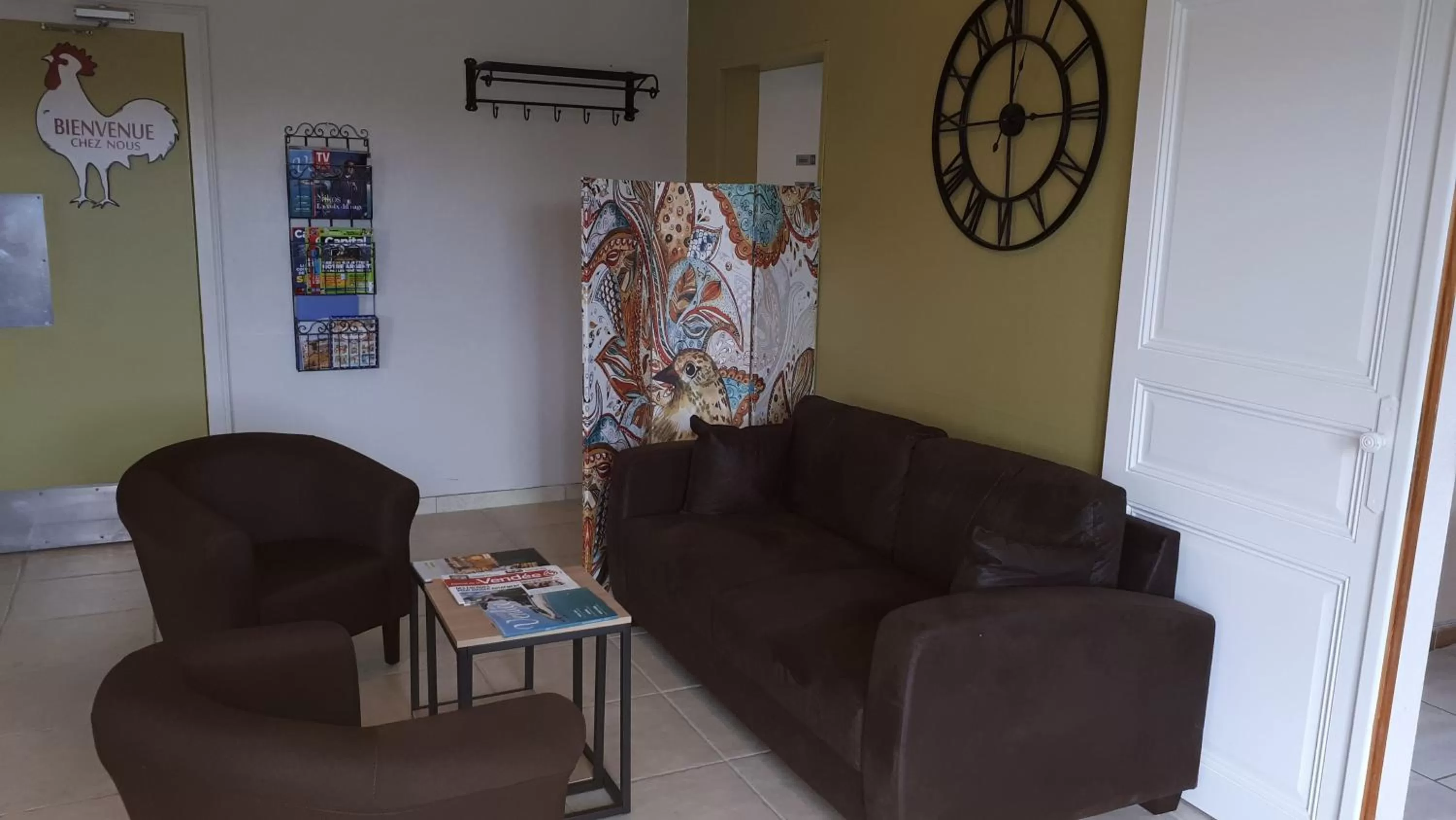 Living room in Le Mareuillais Hotel-Restaurant