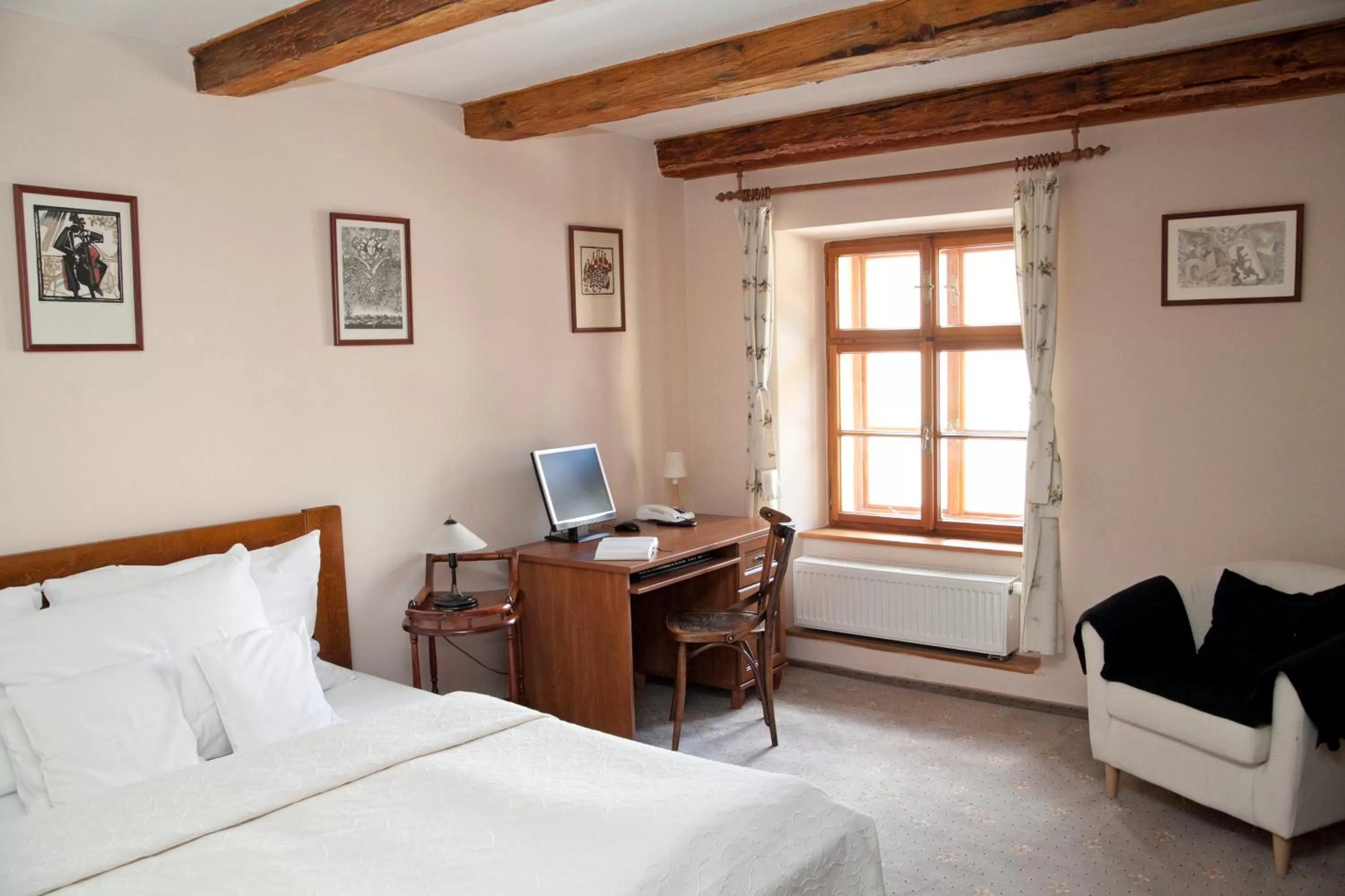 Photo of the whole room, Bed in Hotel U Zlatého Lva