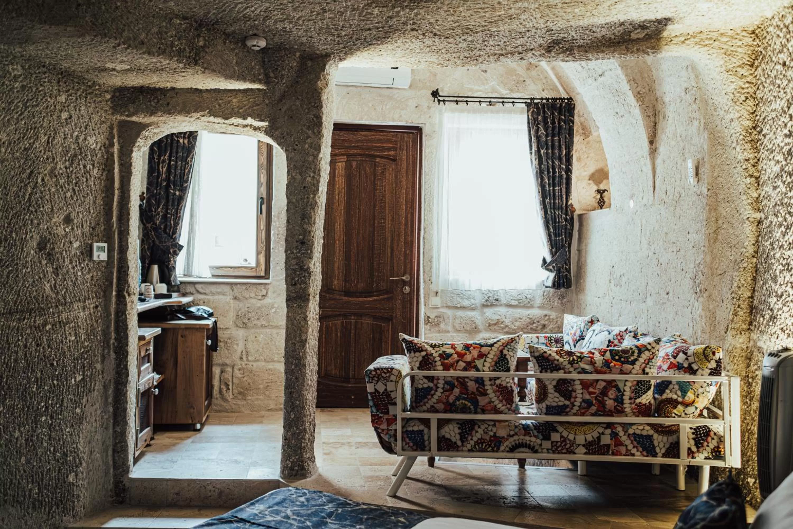 Seating area in Şah Saray Cave Suites Halal Hotel