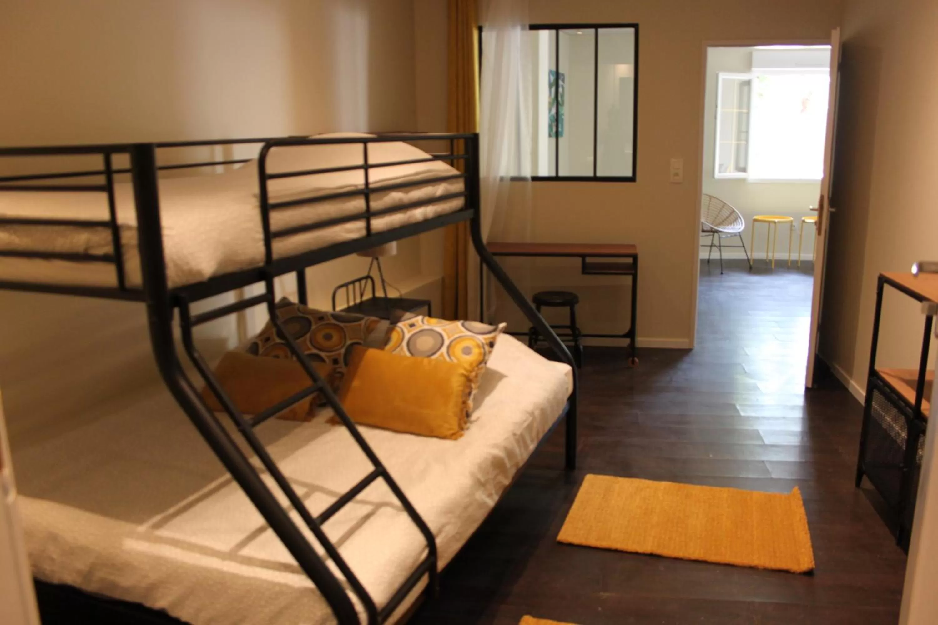 Bedroom in Appart'Hôtel Auxerre