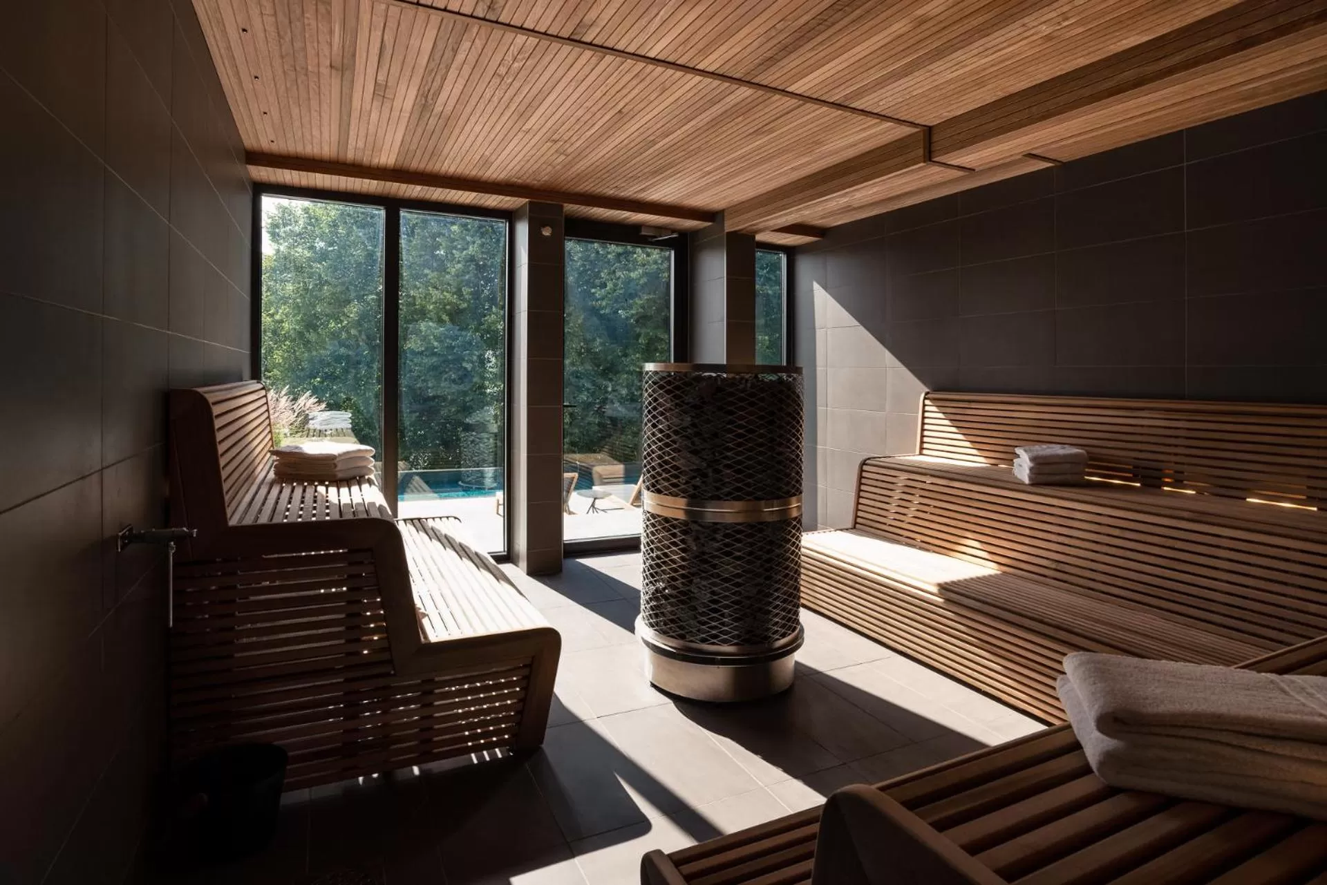 Sauna in Villa Lovik