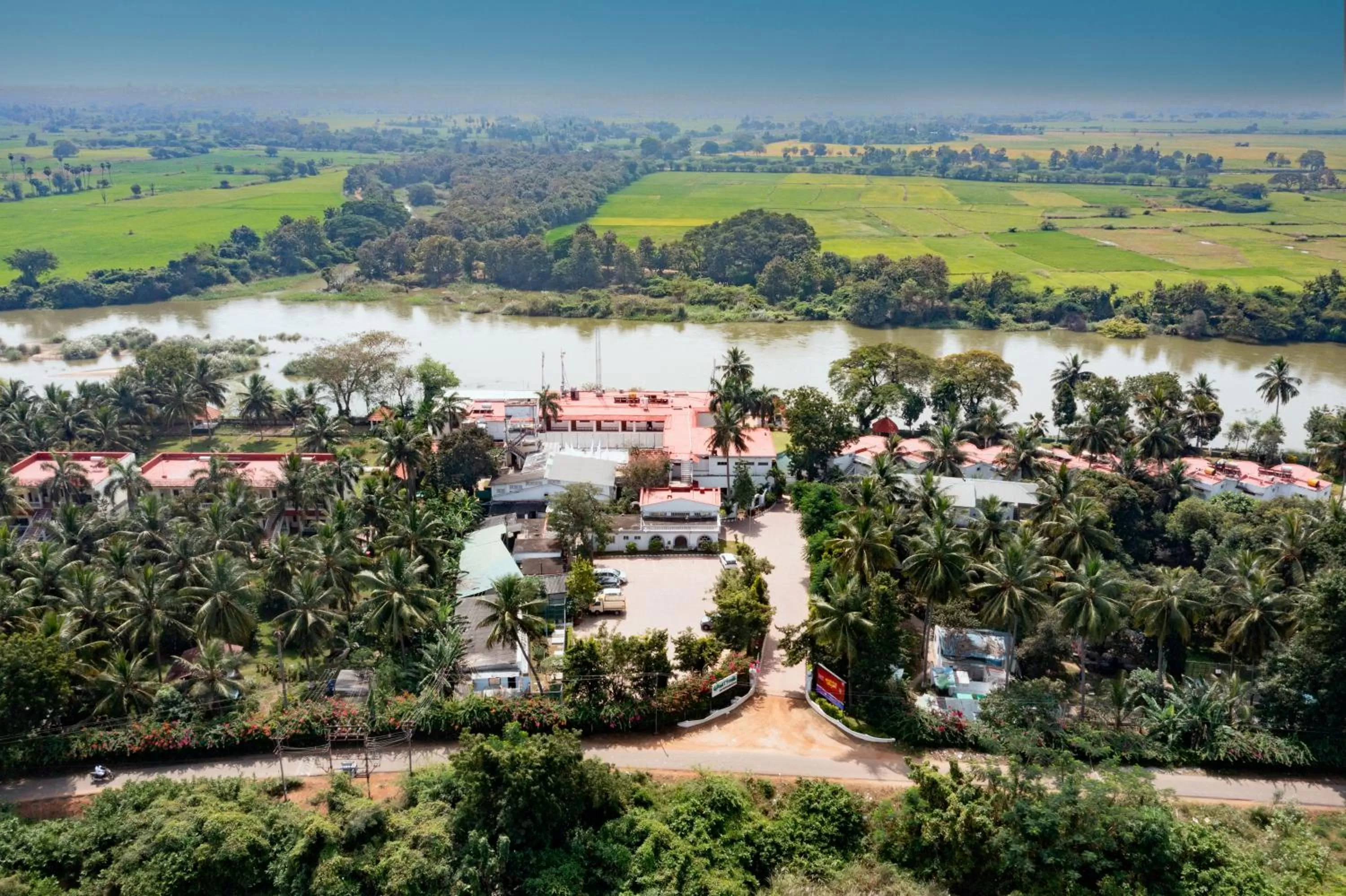 Natural landscape, Bird's-eye View in GReaT Trails Riverview Thanjavur By GRT Hotels