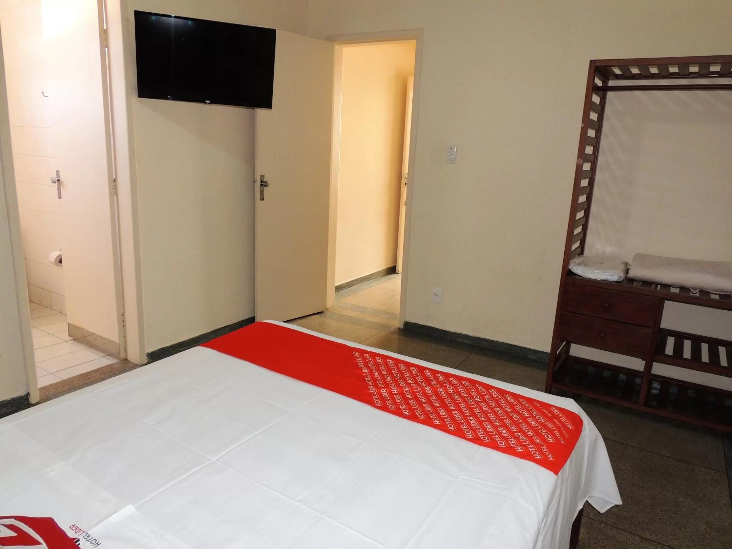 Bedroom, Bed in Hotel Líder