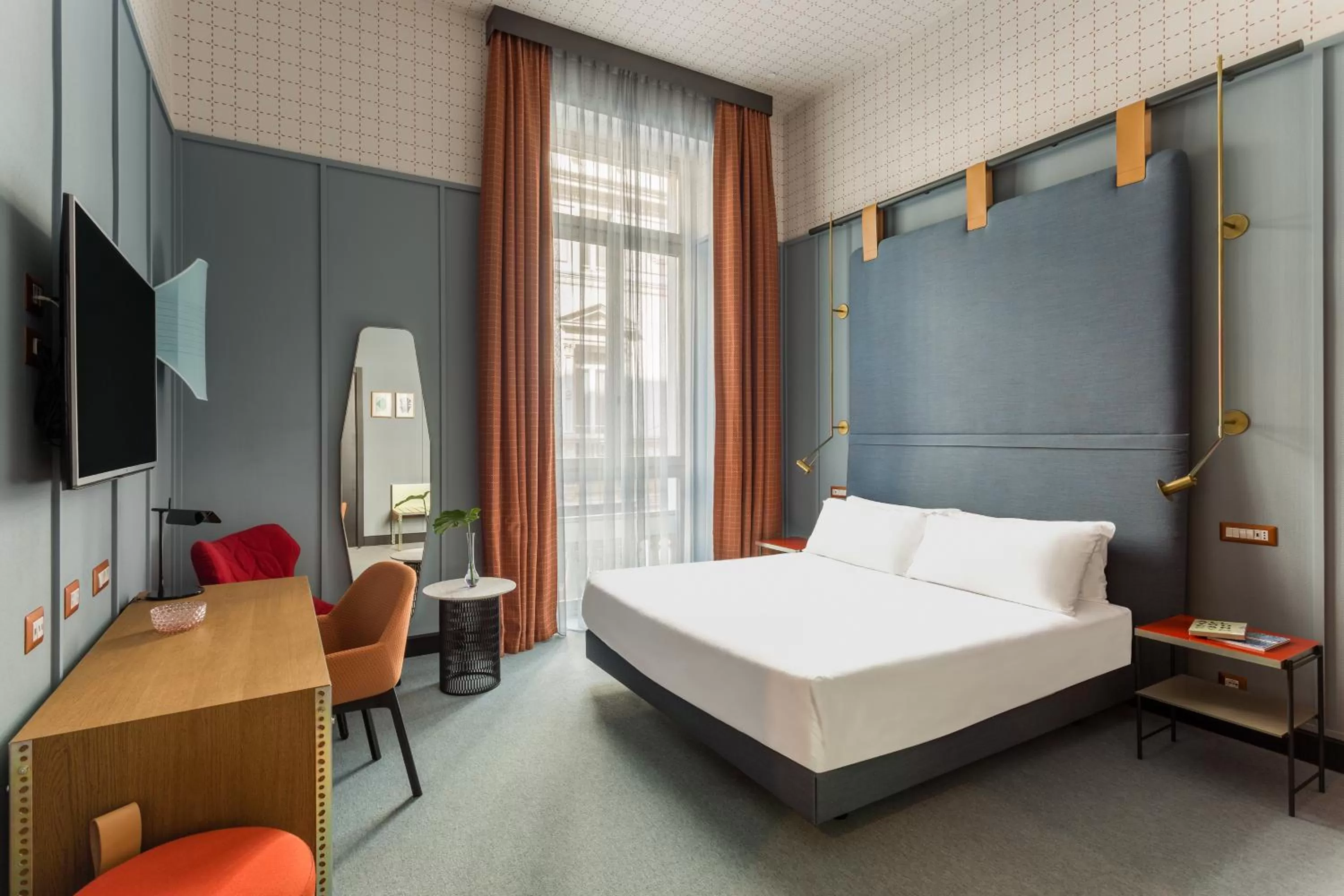 Photo of the whole room, Bed in Room Mate Collection Giulia, Milan