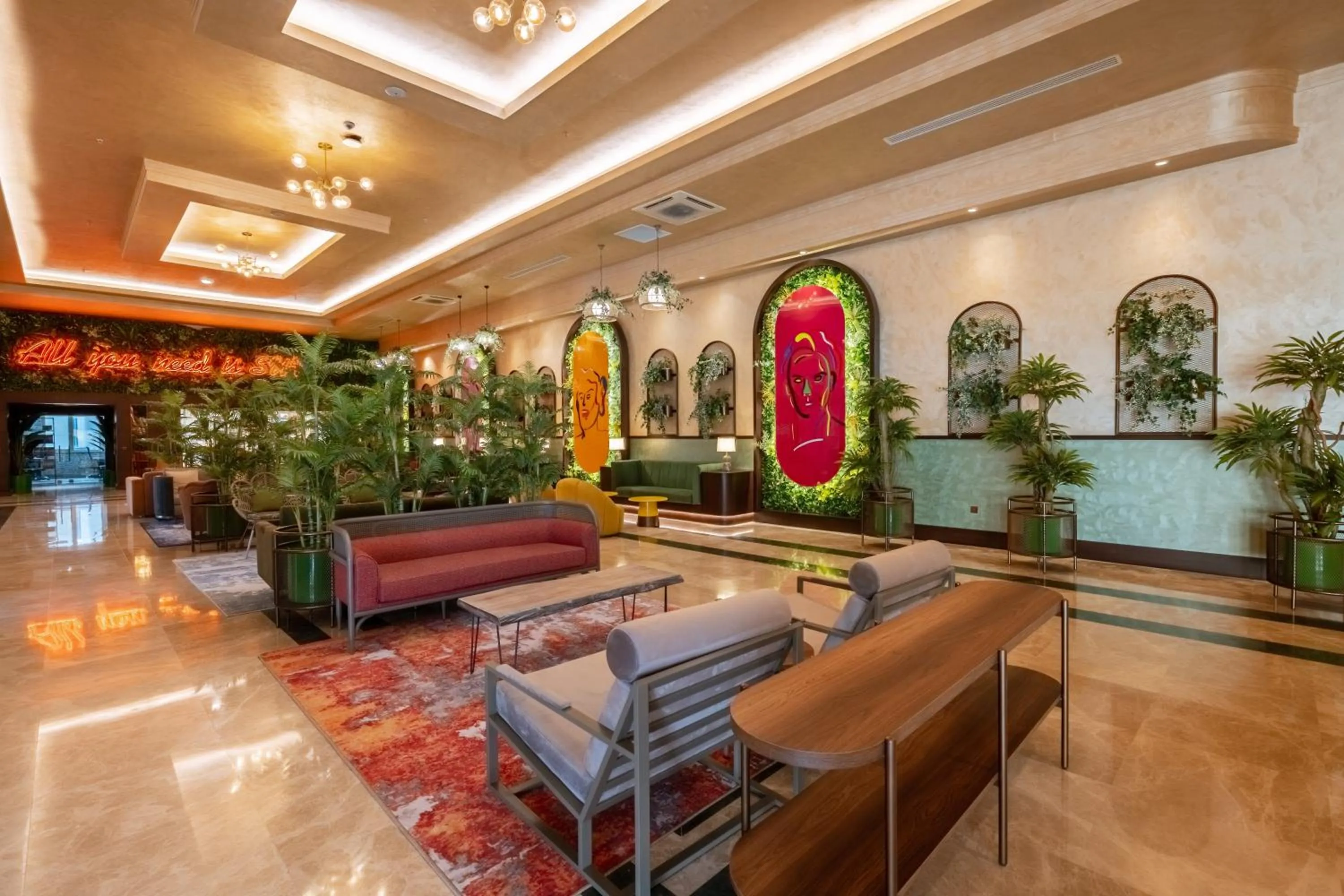 Lobby or reception in Megasaray Westbeach Antalya