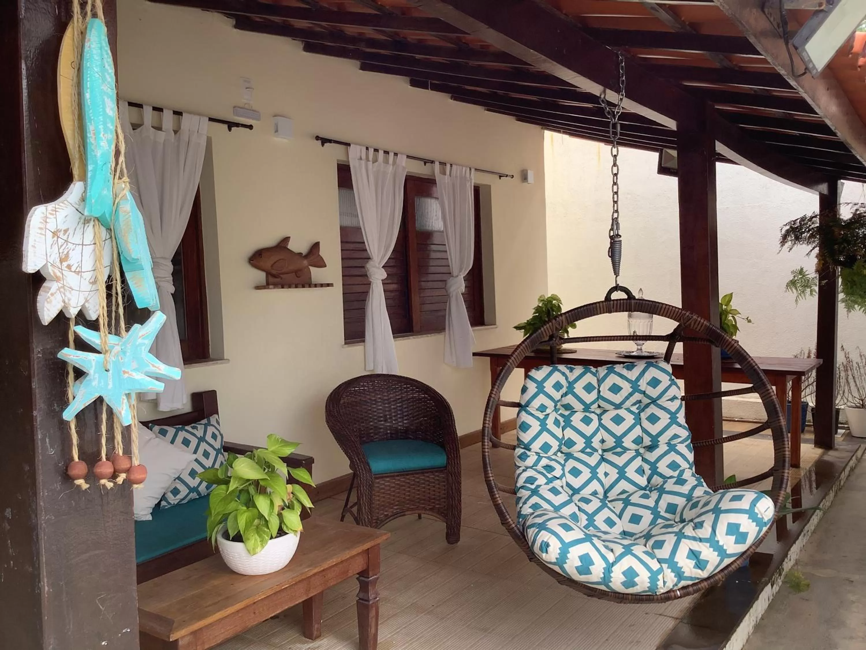 Patio in Pousada Villa Encantada LGBTQIAPlus