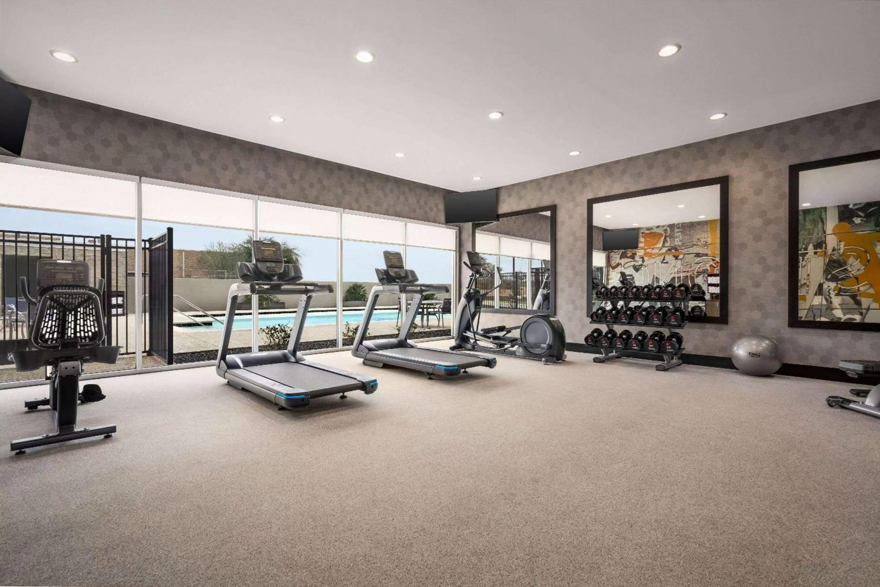 Fitness centre/facilities in La Quinta Inn & Suites by Wyndham Del Rio