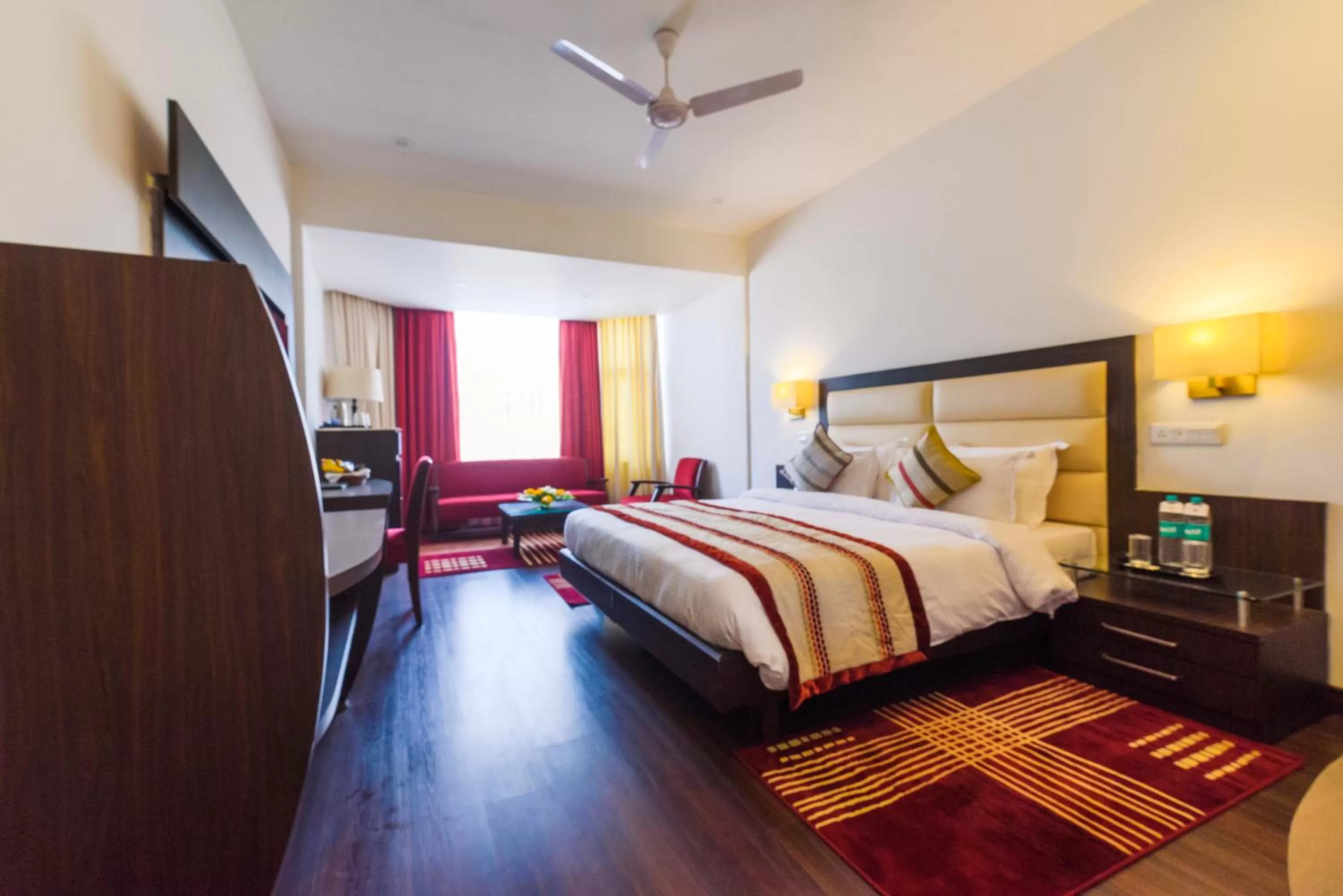 Photo of the whole room, Bed in Hotel Natraj Rishikesh