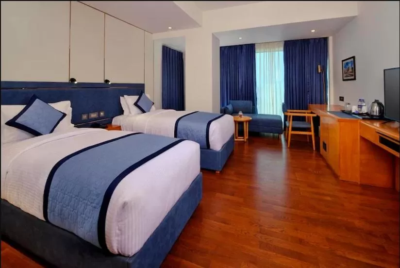 Bedroom, Bed in Pride Hotel Udaipur