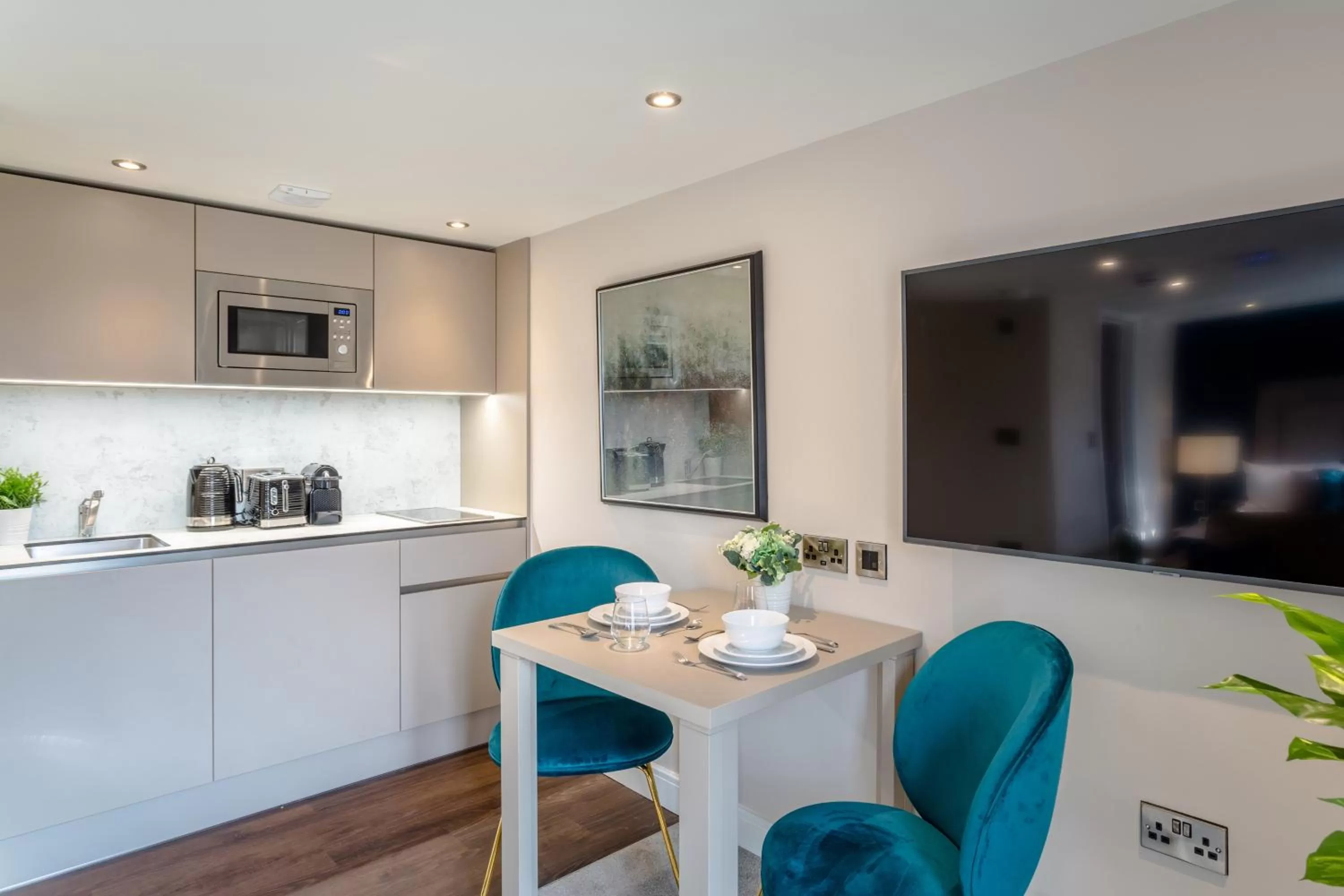 Kitchen or kitchenette in Heritage Mews Nottingham