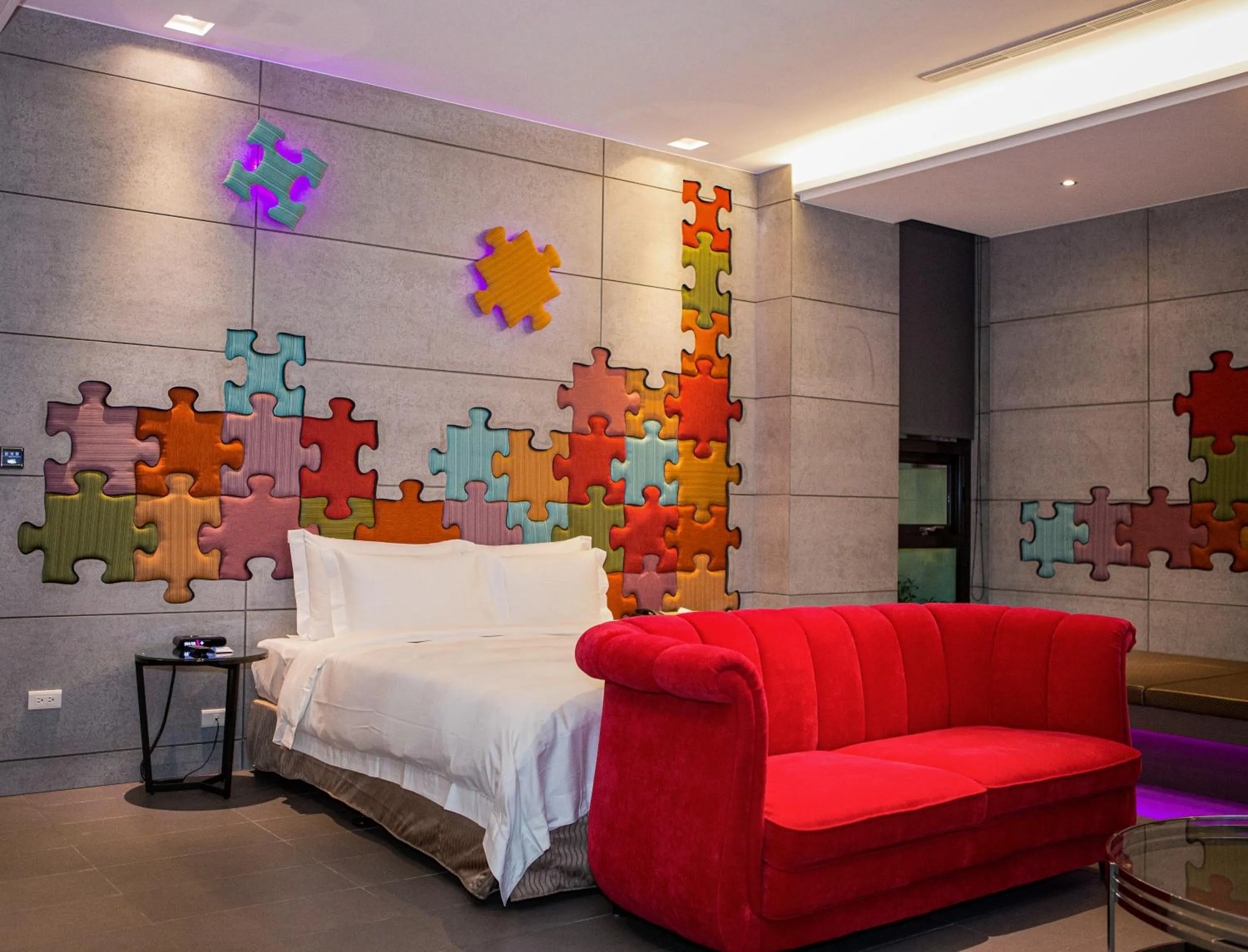 Bed in All-Ur Boutique Motel - Hualian Branch