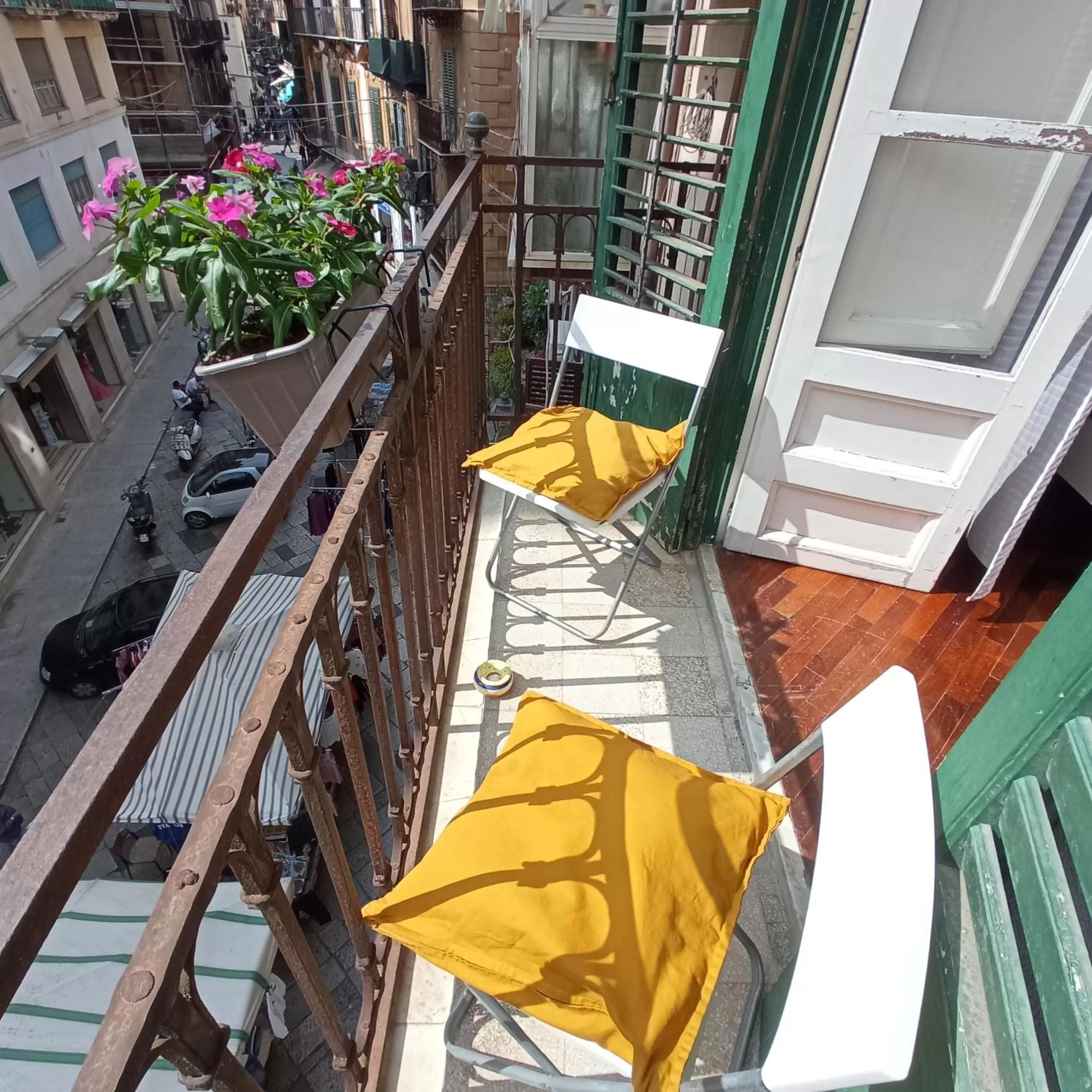 Balcony/Terrace in B&B Bandiera 77