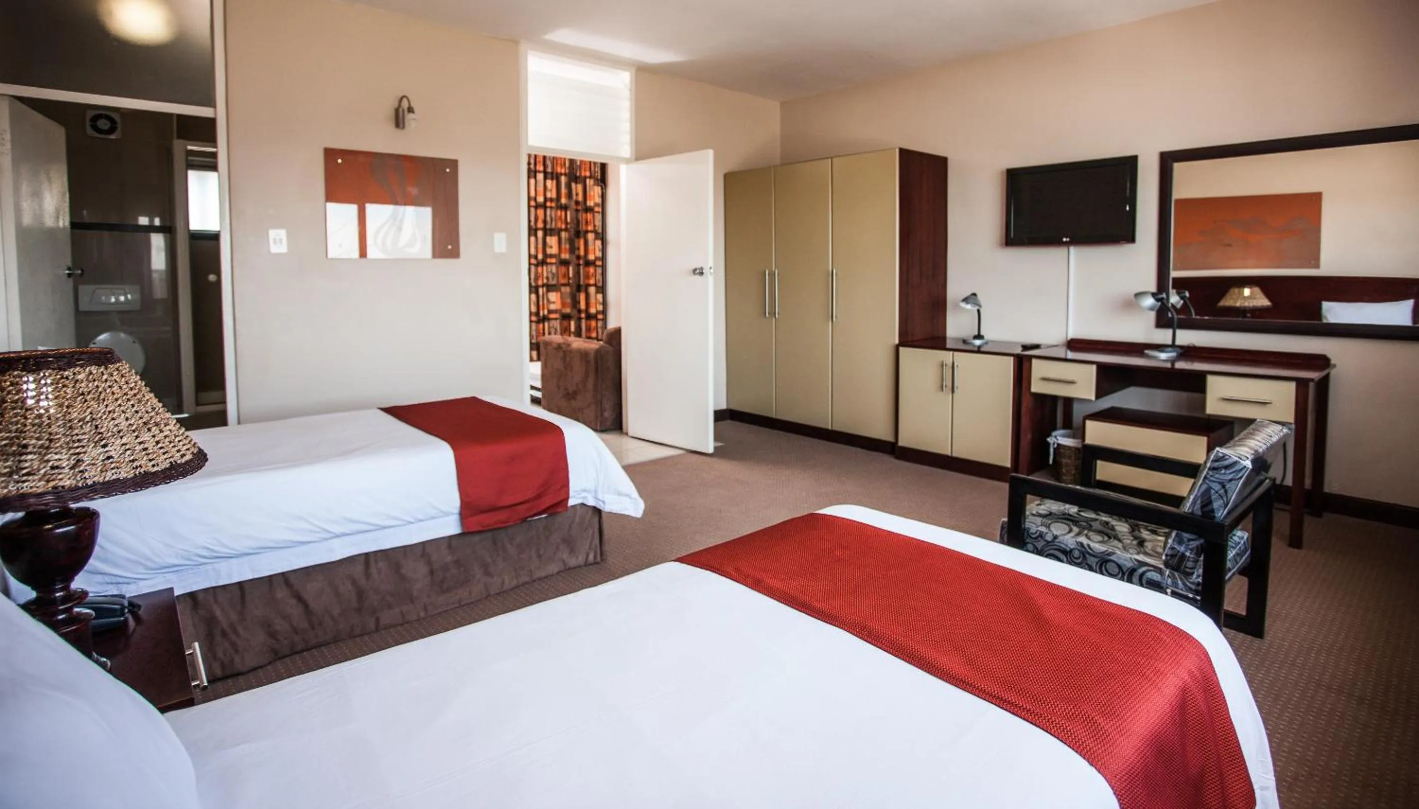 Bed in Coastlands Durban Self Catering Holiday Apartments