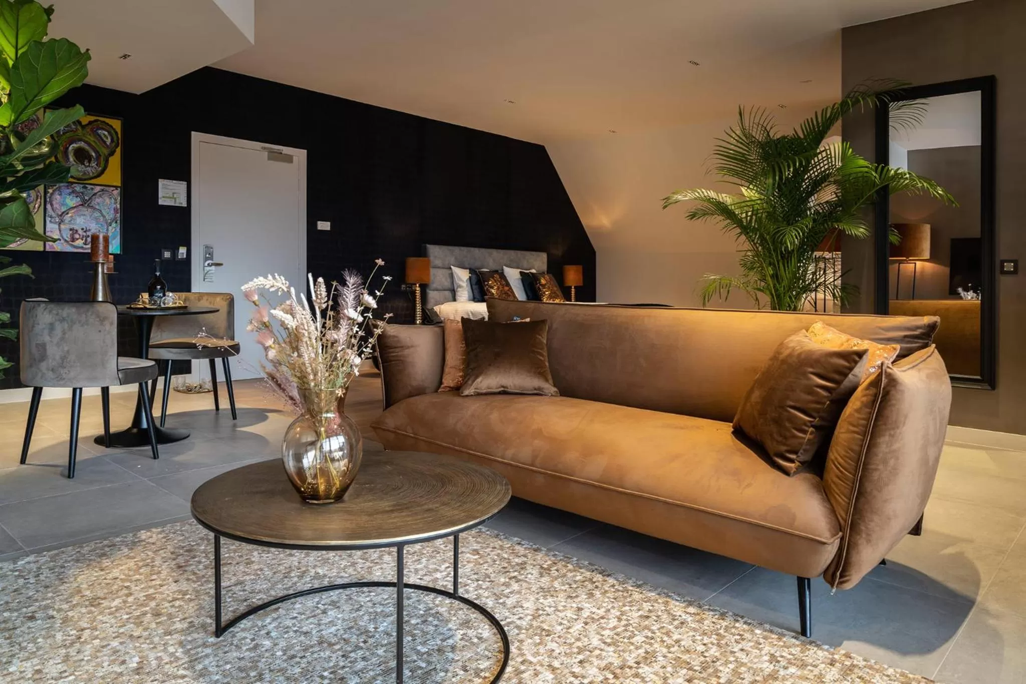 Living room in Hotel de Boskar Houthalen