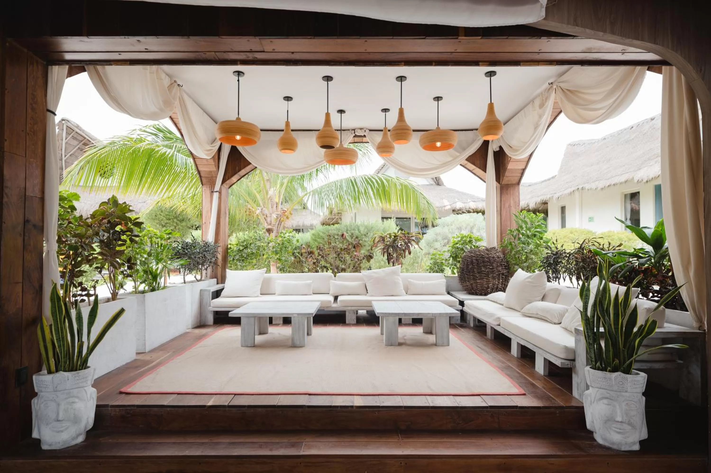 Living room in Kai Tulum