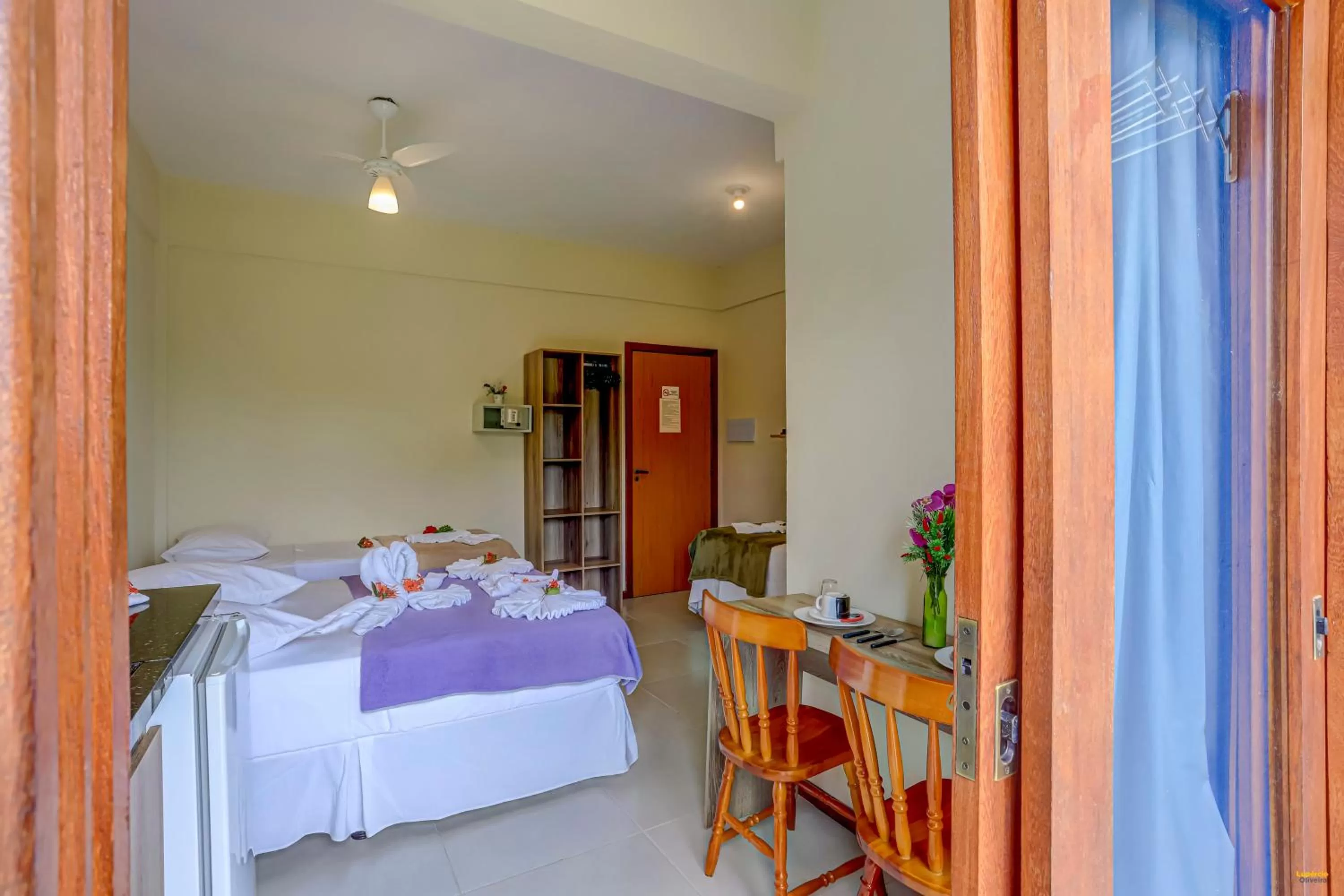 Photo of the whole room, Bed in i9 Quixaba Flat