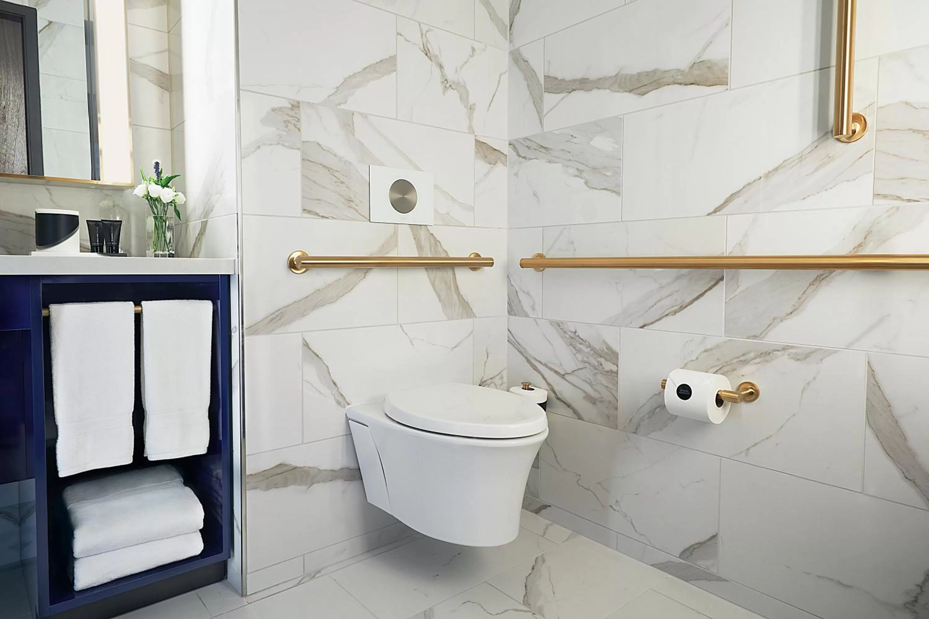 Toilet in Hard Rock Hotel New York