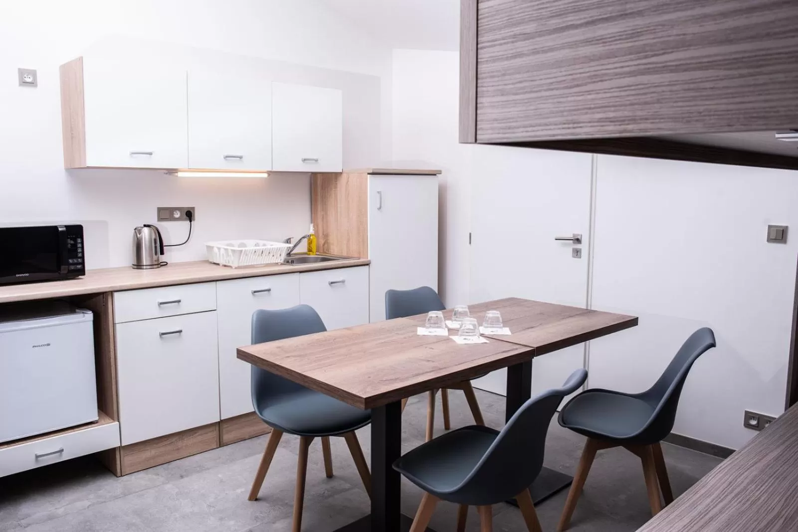 Kitchen or kitchenette in Hotel TAMMEL