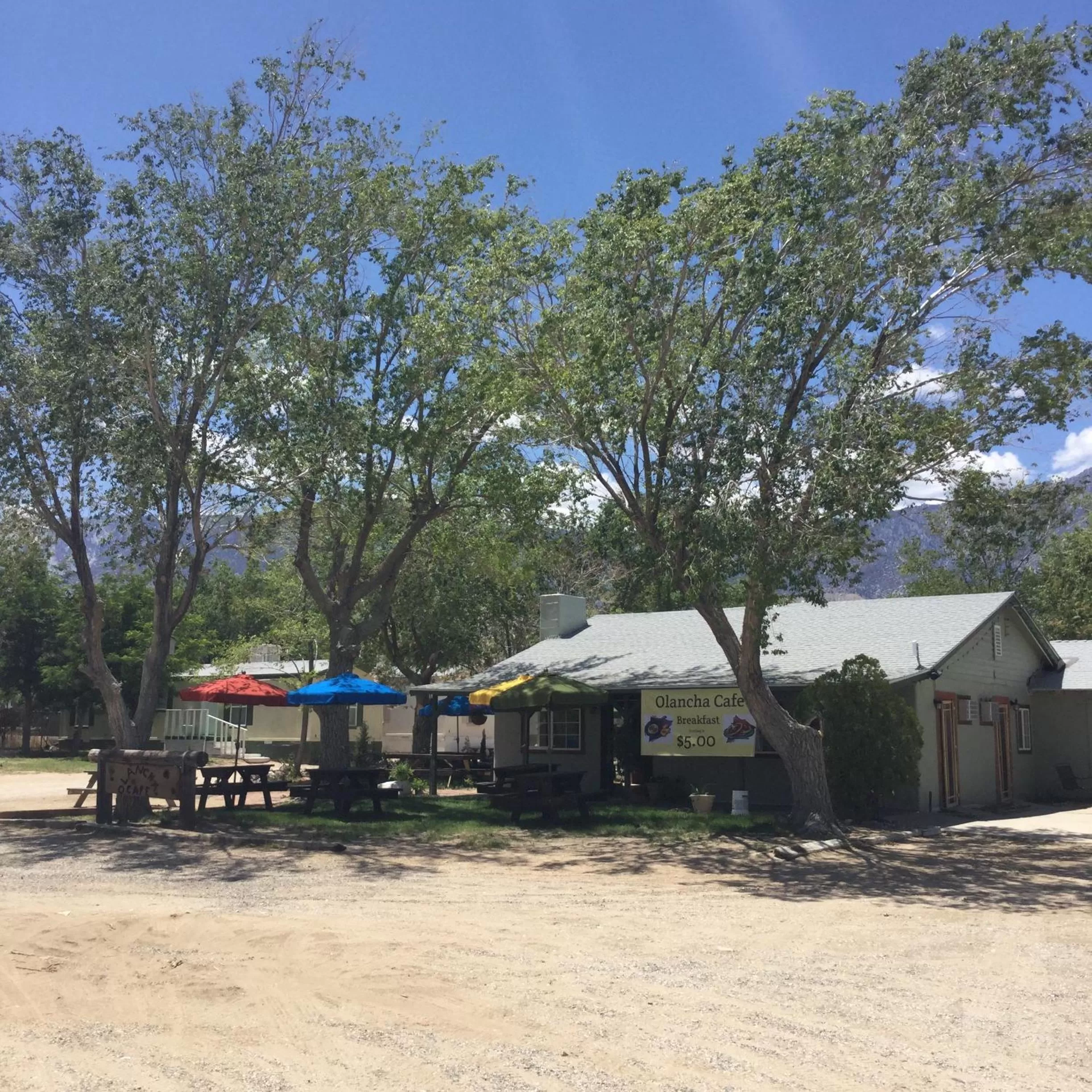 Property building in Olancha RV Park and Motel