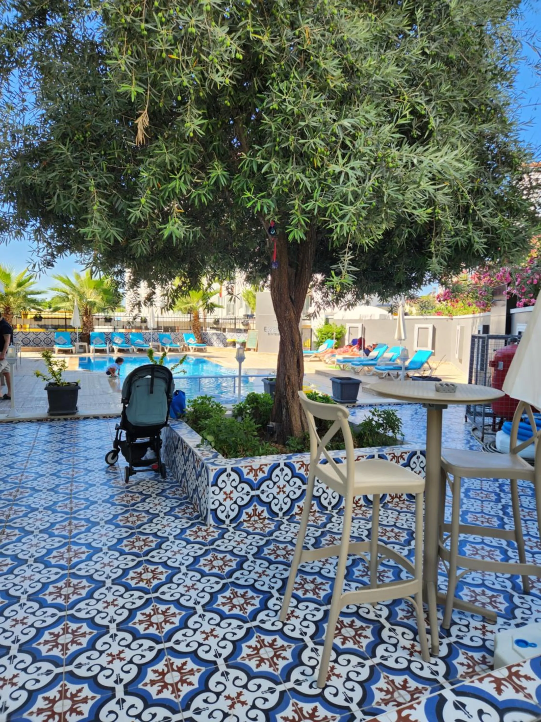 Patio in Esperanza Hotel