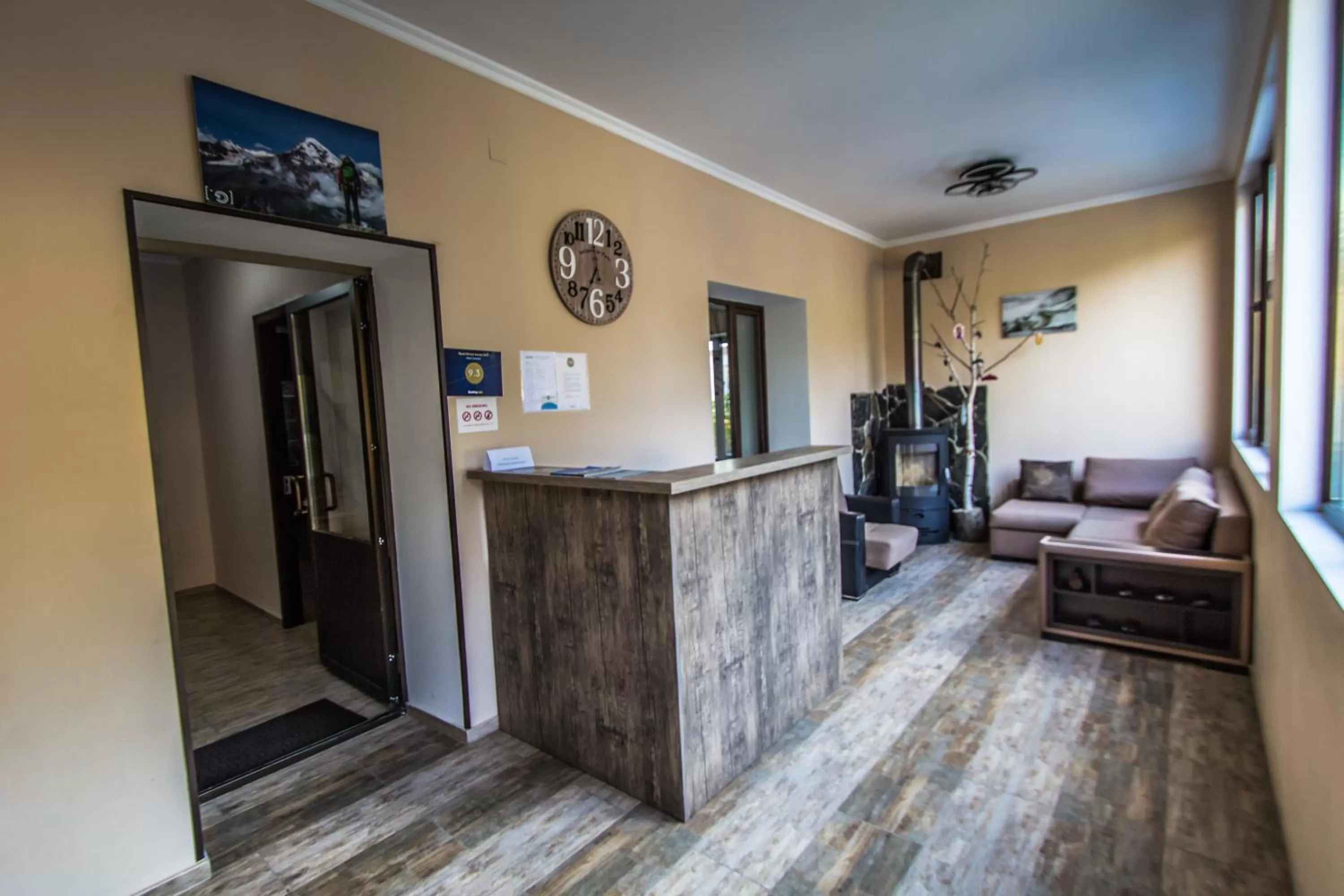 Lobby or reception in Hotel Svanseti