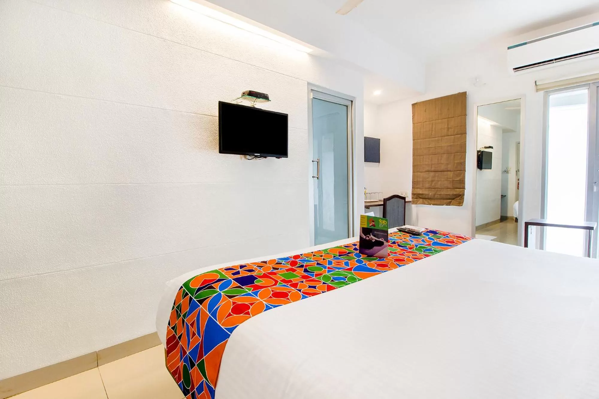 Bedroom, Bed in FabHotel Kalyan