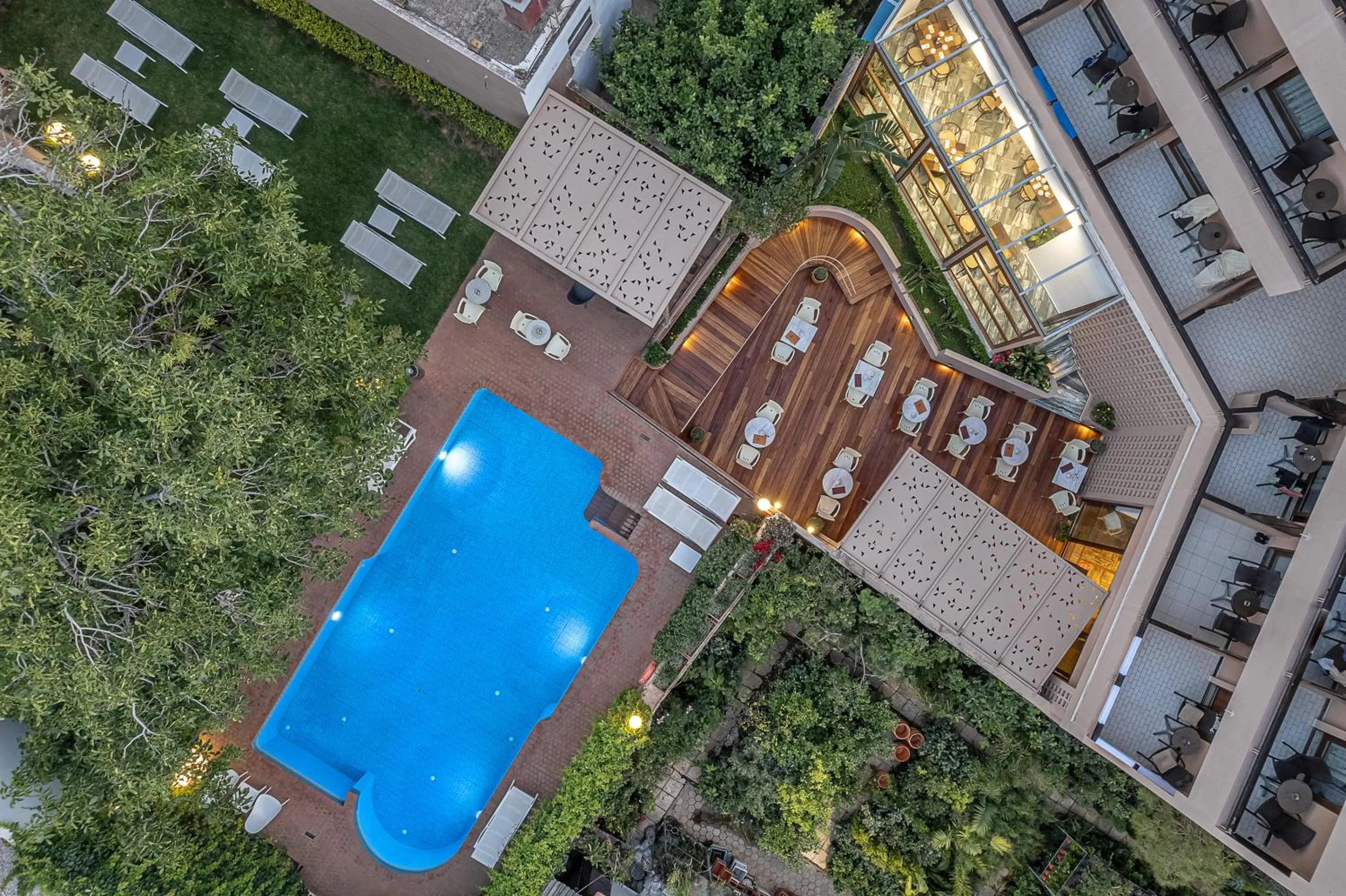 Patio in Civitel Akali Hotel