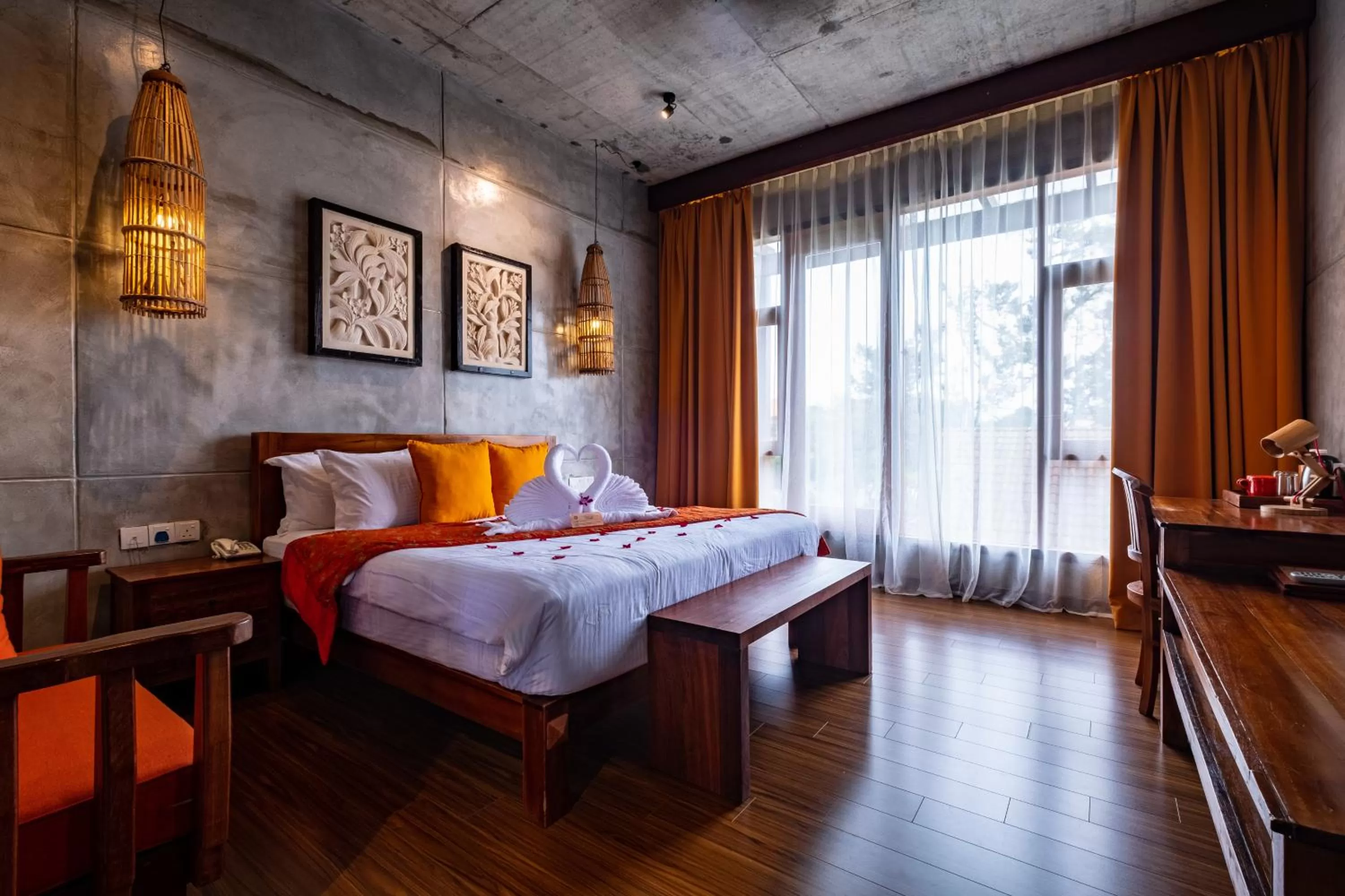 Bed in Ipoh Bali Hotel