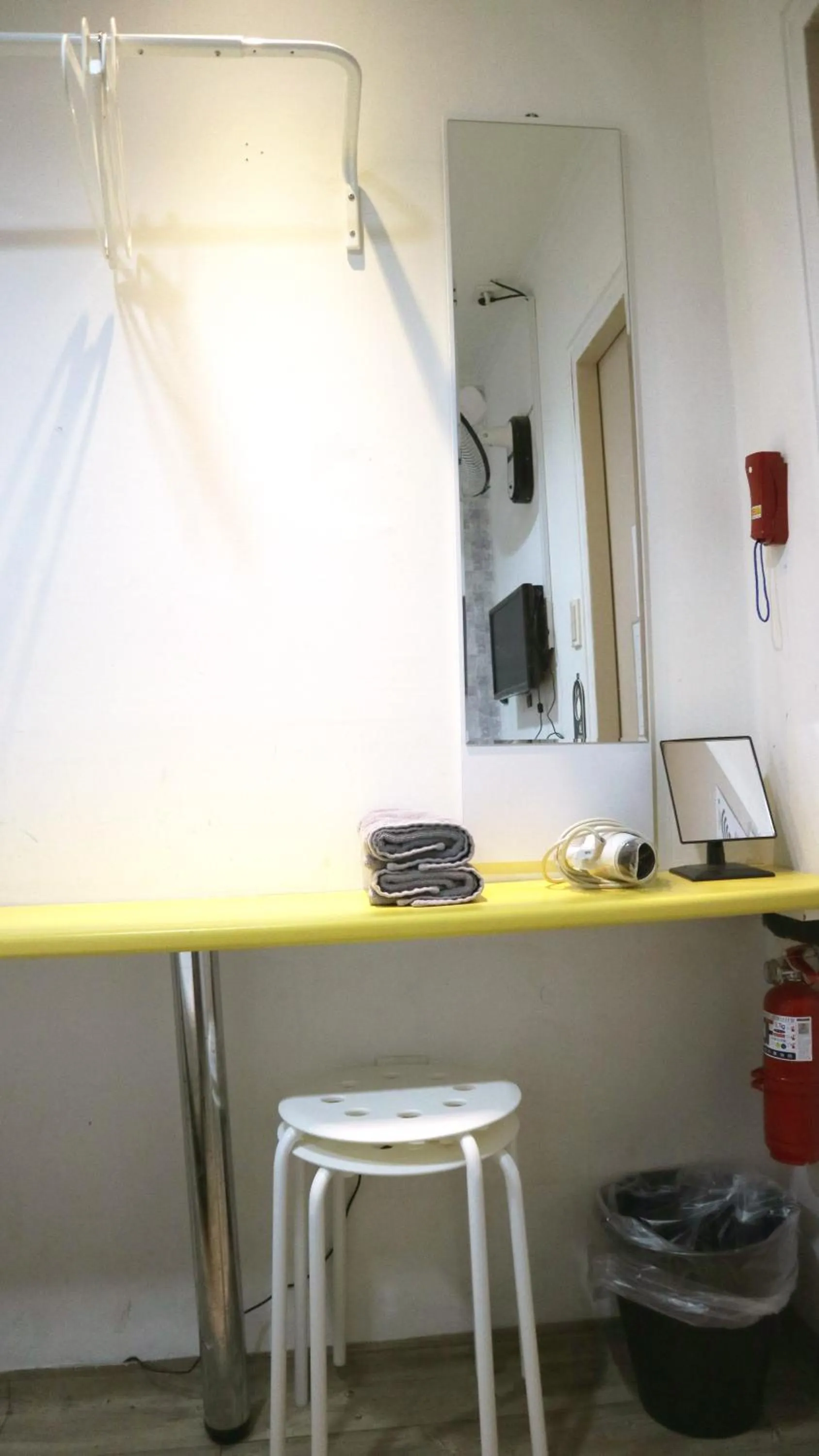 Seating area in Hostel Korea - Original