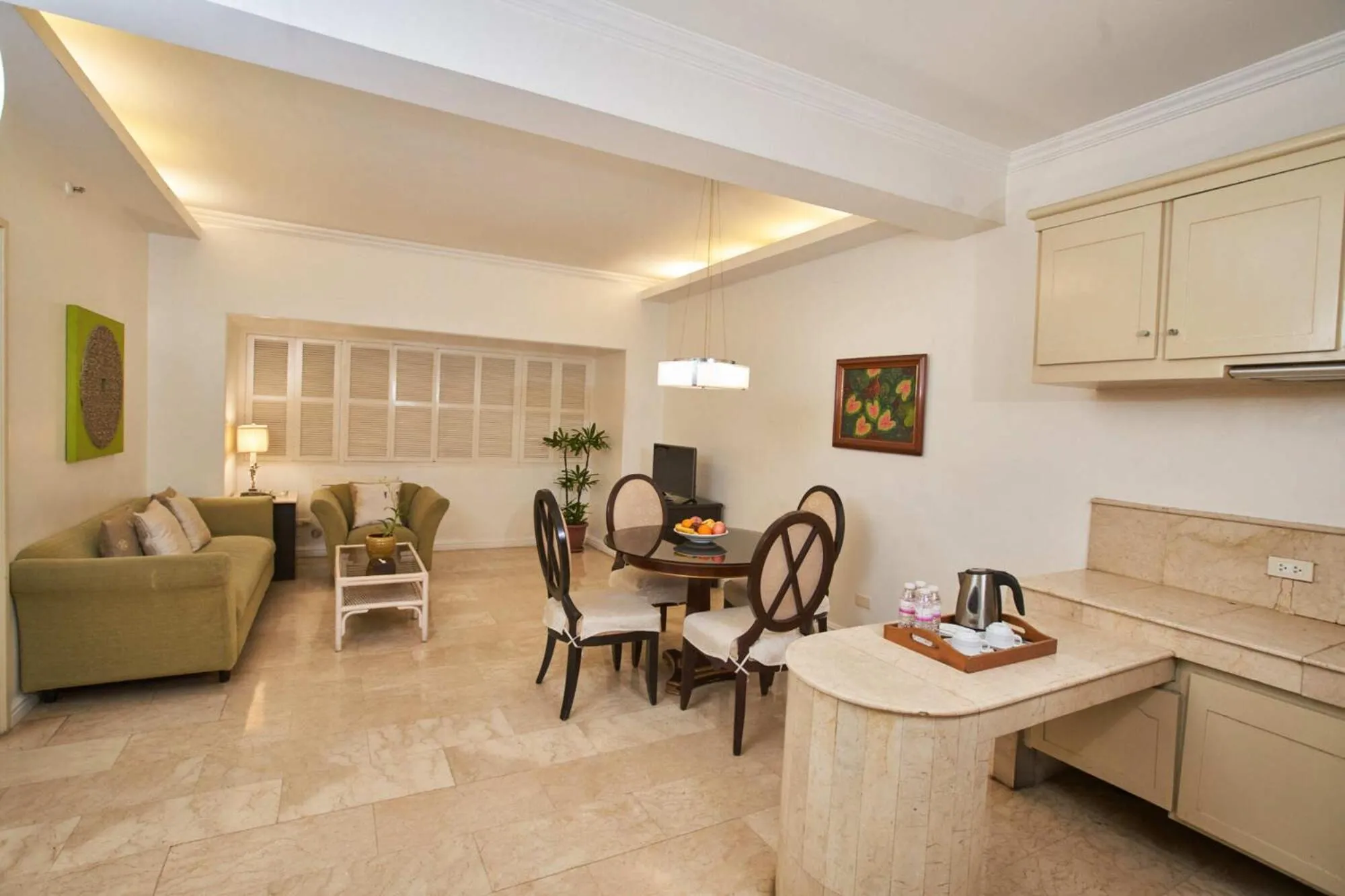 Living room in Orchid Garden Suites