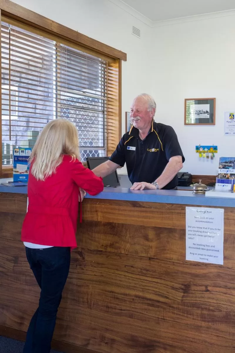 Lobby or reception in Central Motel Port Fairy